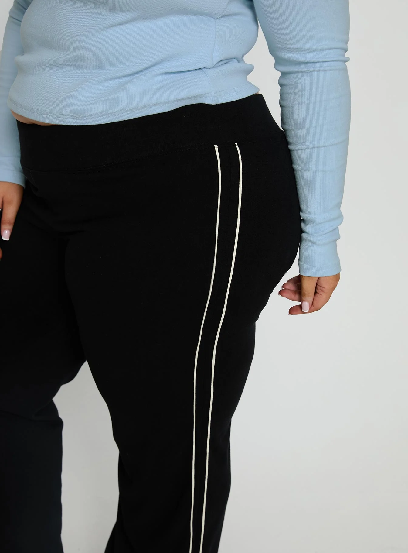 Ascenda Straight Leg Track Pant Black Curve - Image 5