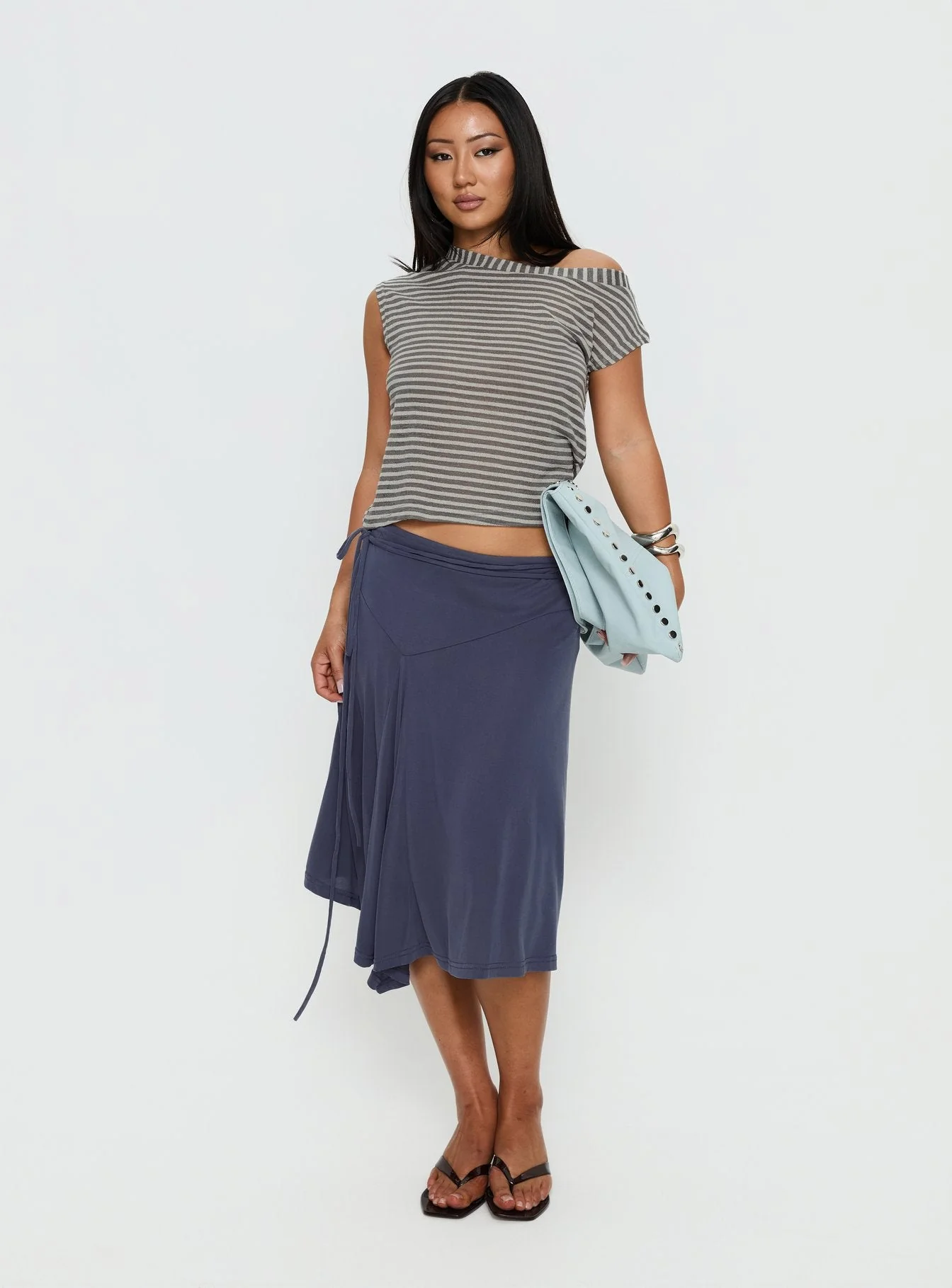 Ashfield Top Grey Stripe - Image 2