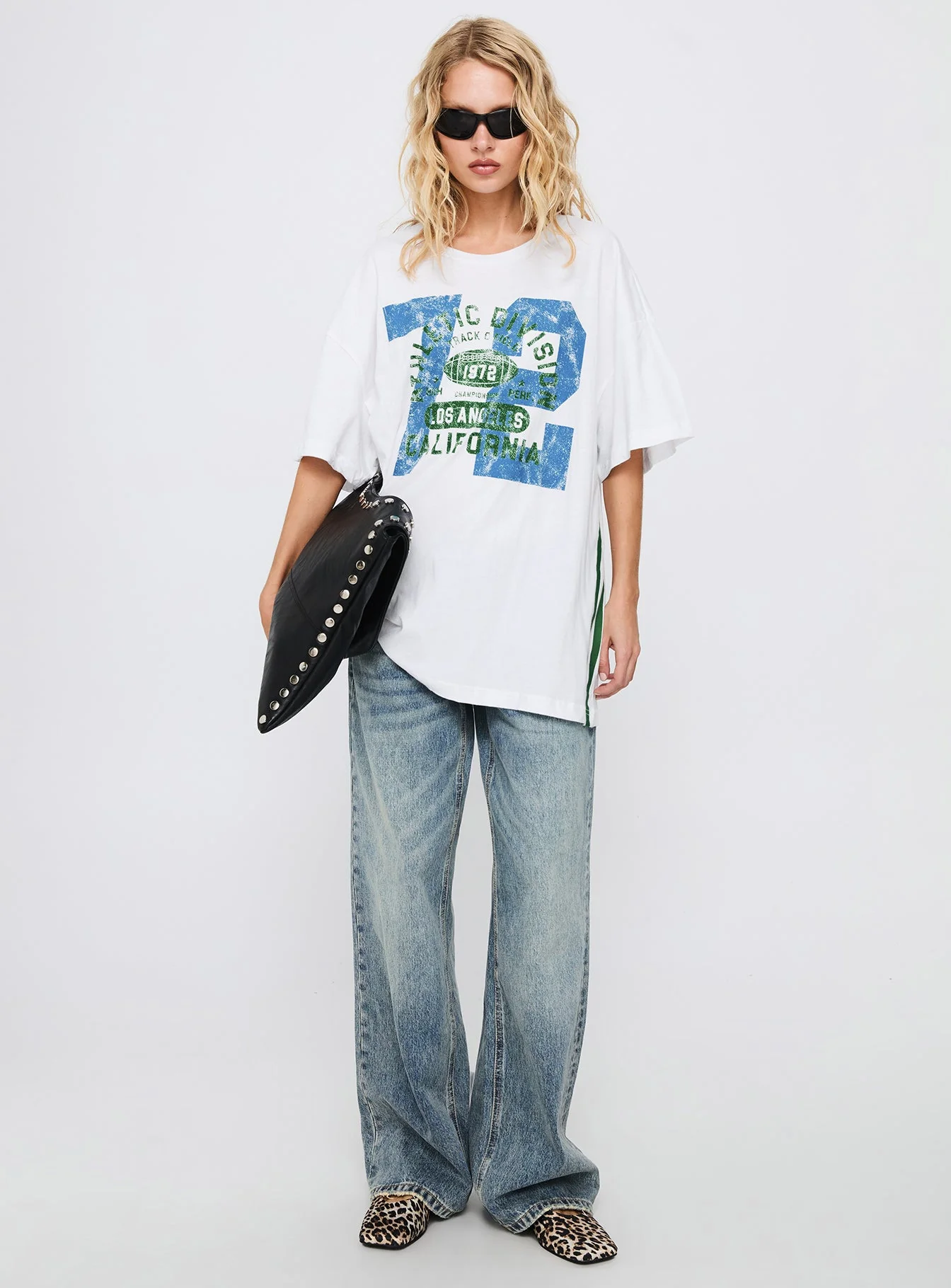 Athletic Division Graphic Top White - Image 3