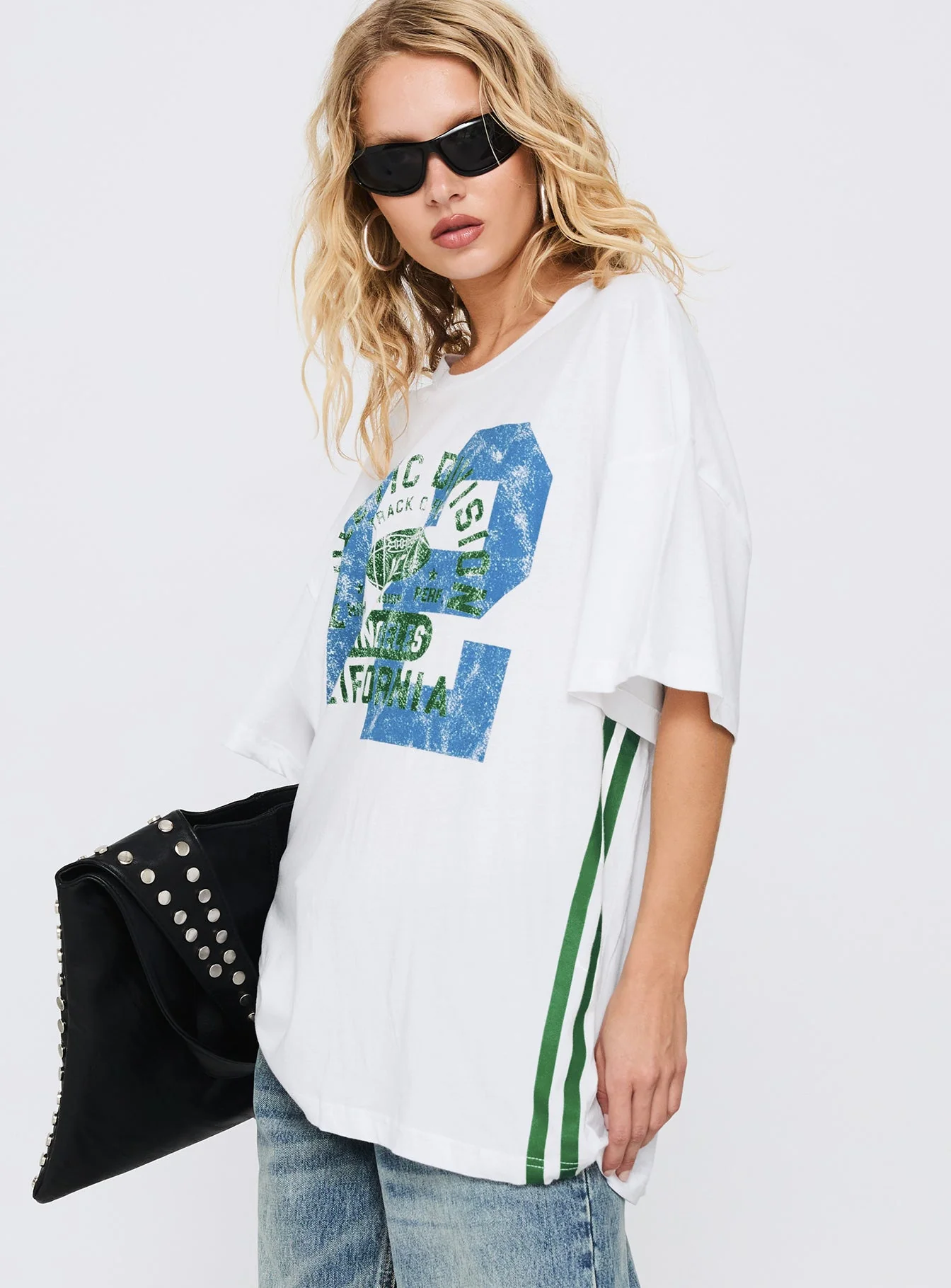Athletic Division Graphic Top White - Image 4