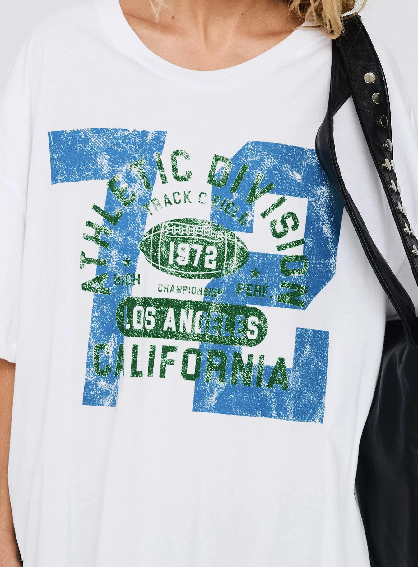 Athletic Division Graphic Top White - Image 6
