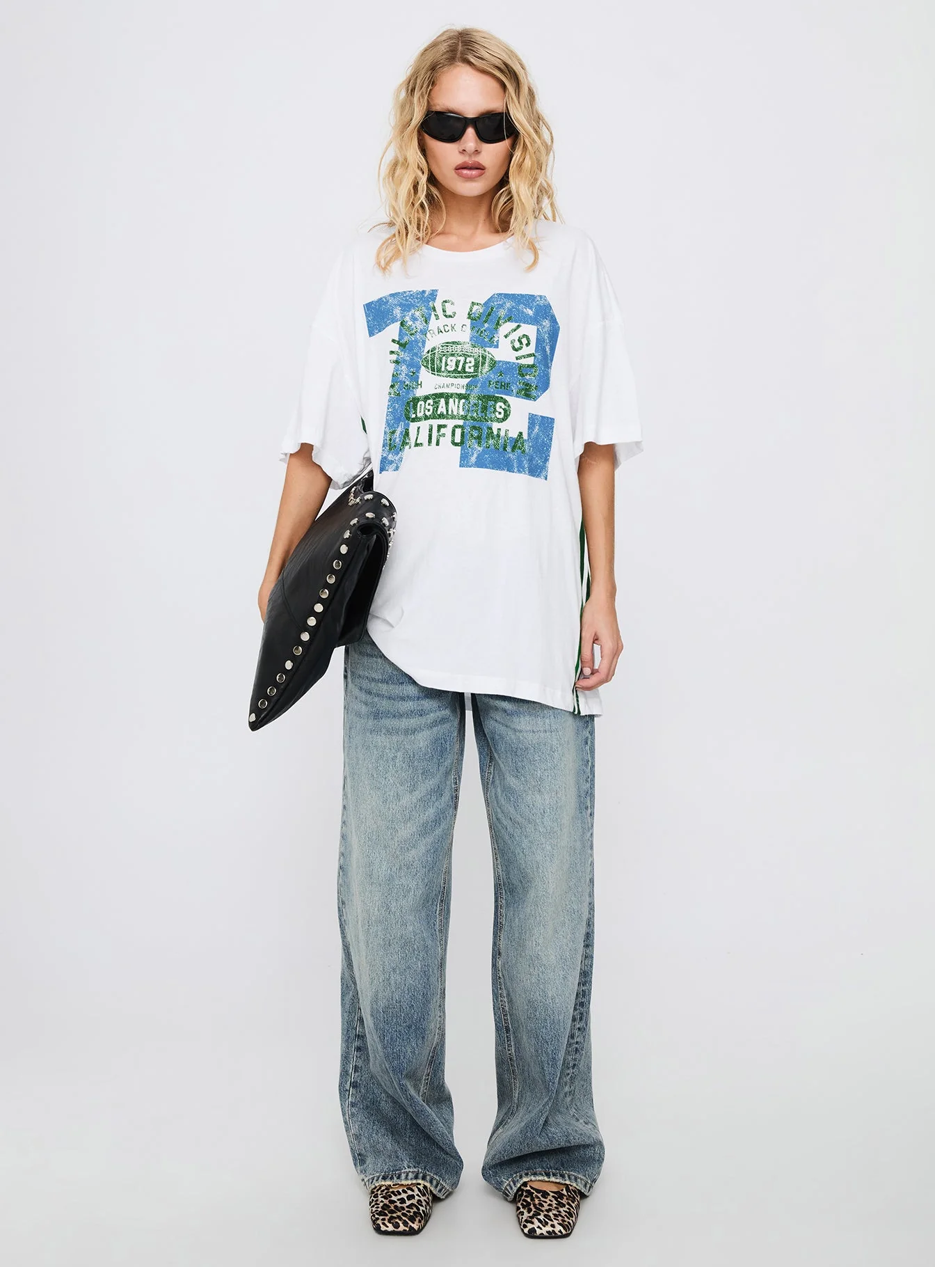 Athletic Division Graphic Top White - Image 7