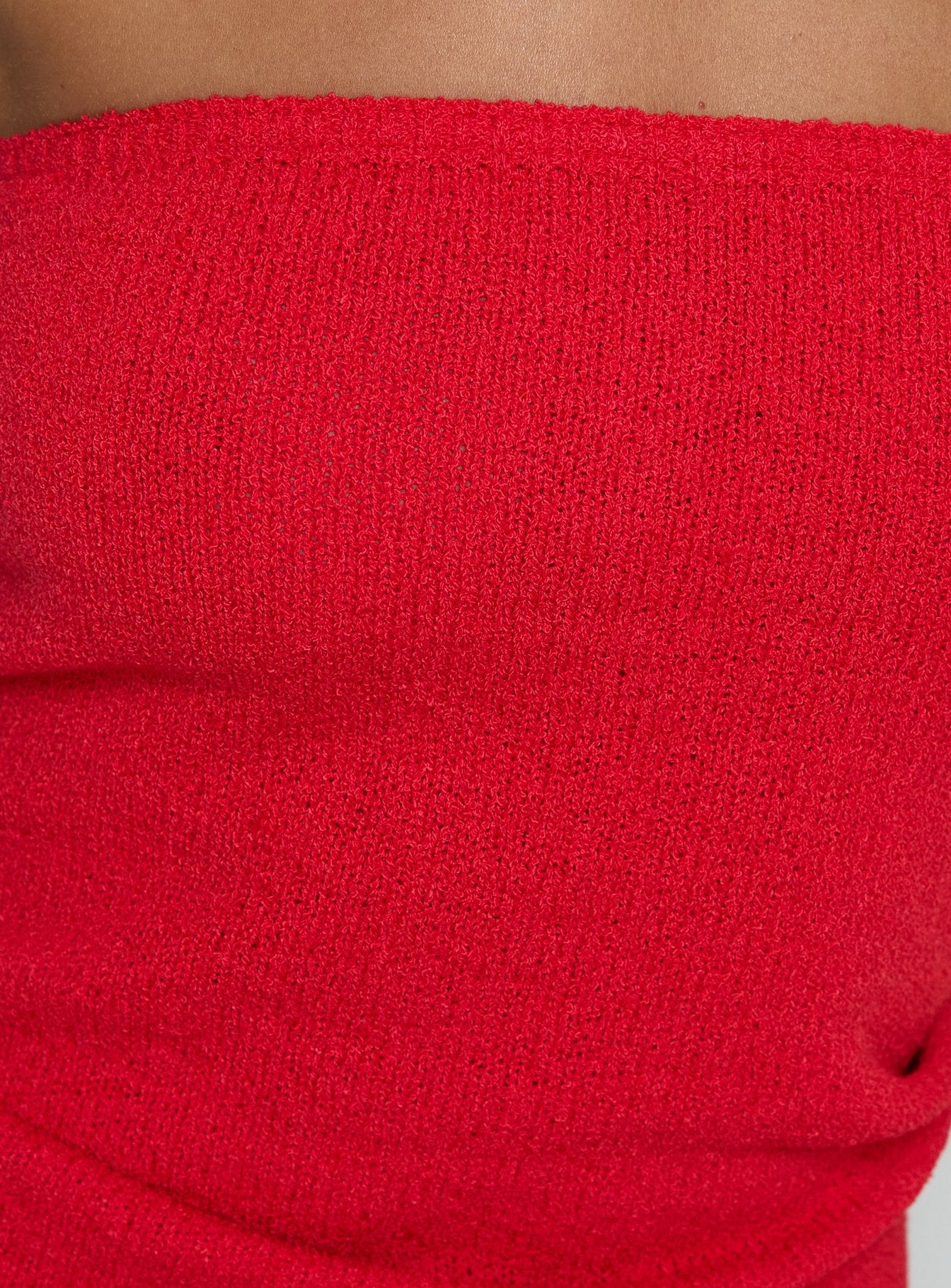 Aubrialla Strapless Top Red - Image 6
