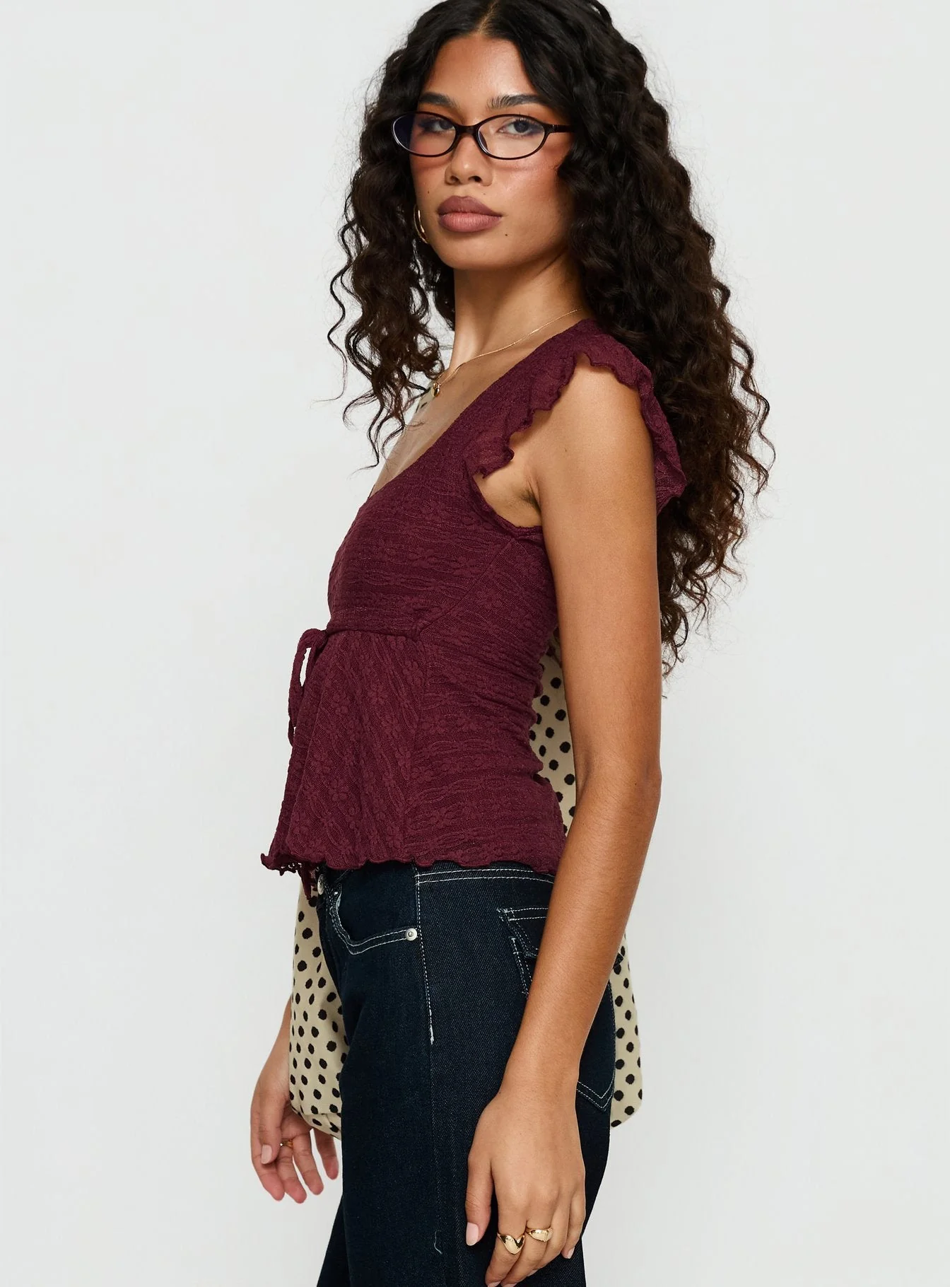Auroraah Frill Top Cherry - Image 4
