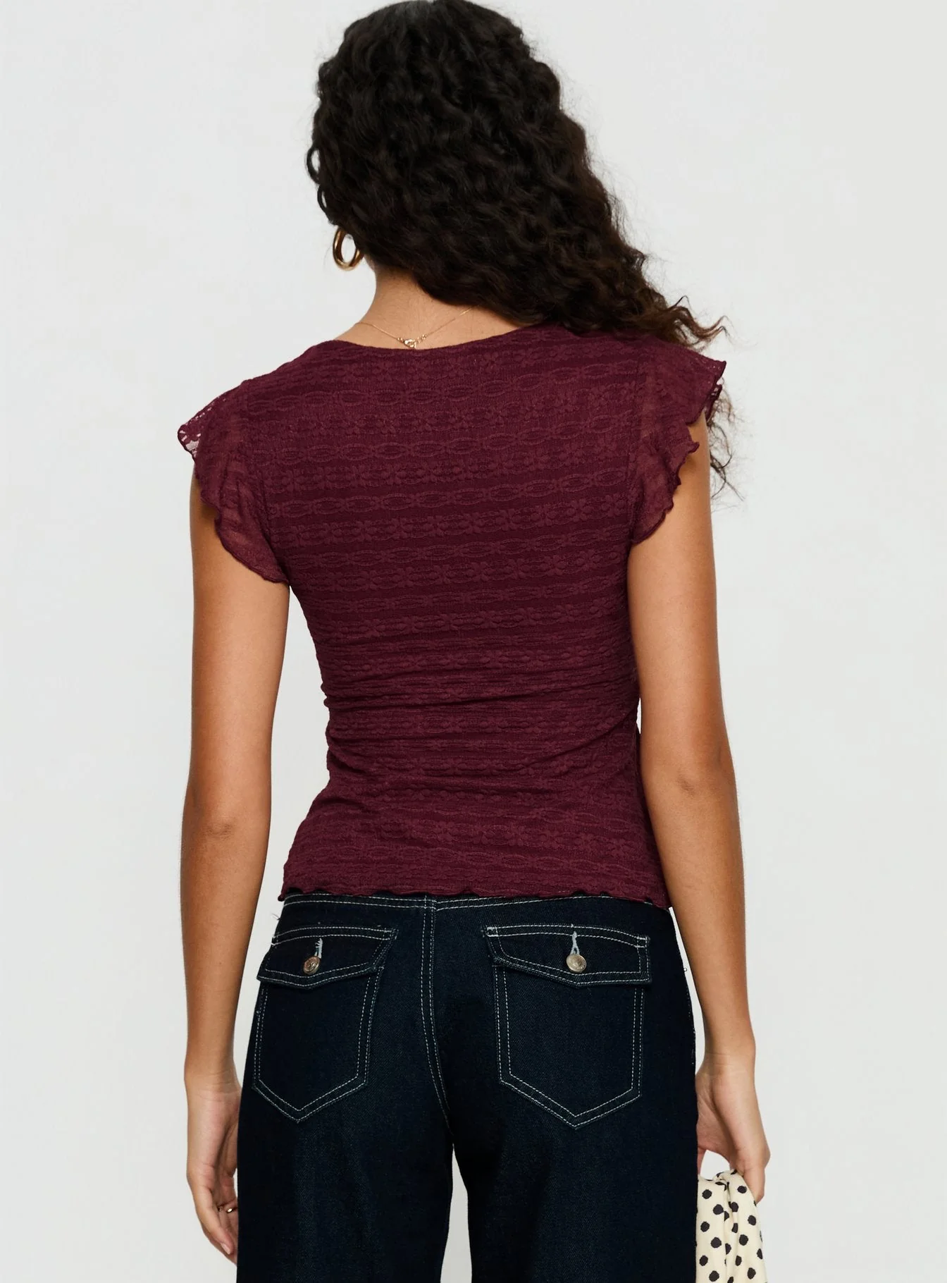 Auroraah Frill Top Cherry - Image 5