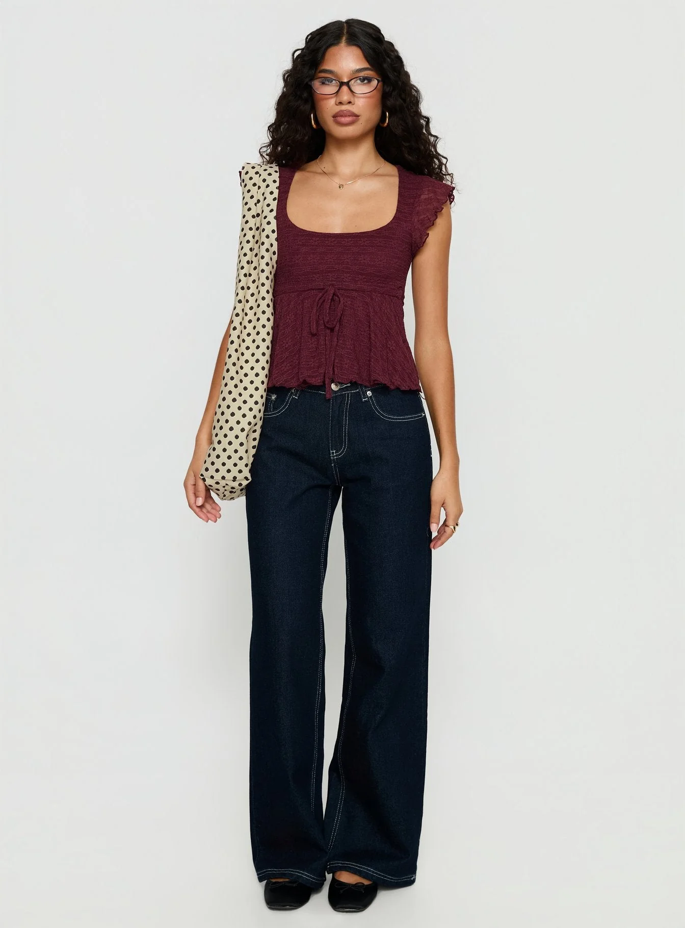 Auroraah Frill Top Cherry - Image 7