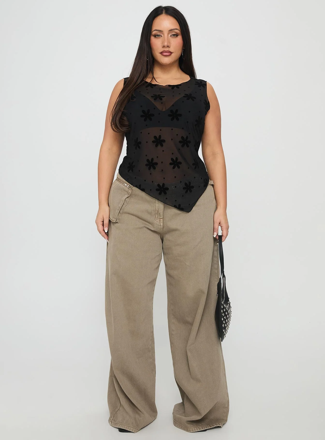 Avelaine Mesh Top Black Curve - Image 6