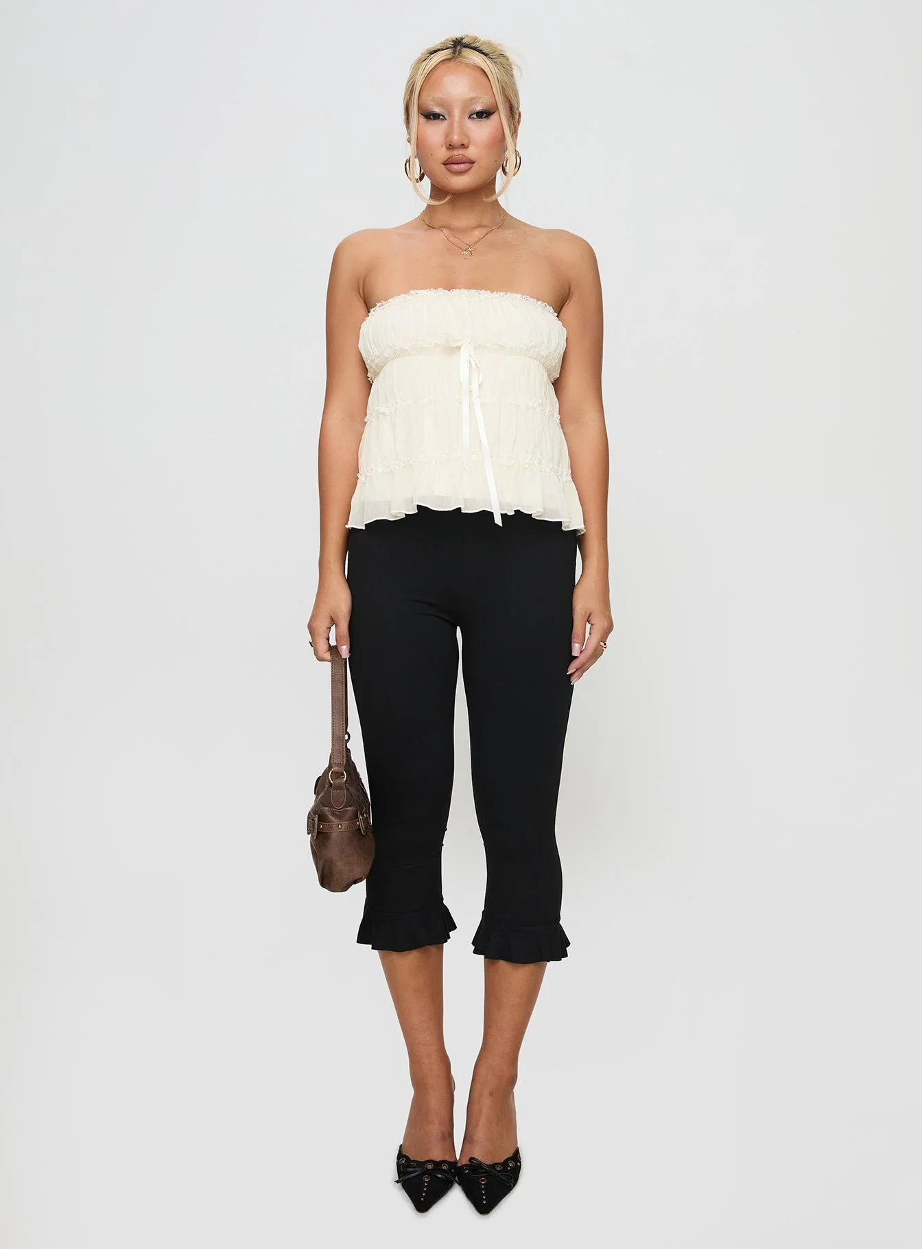 Avelina Strapless Top Cream - Image 7