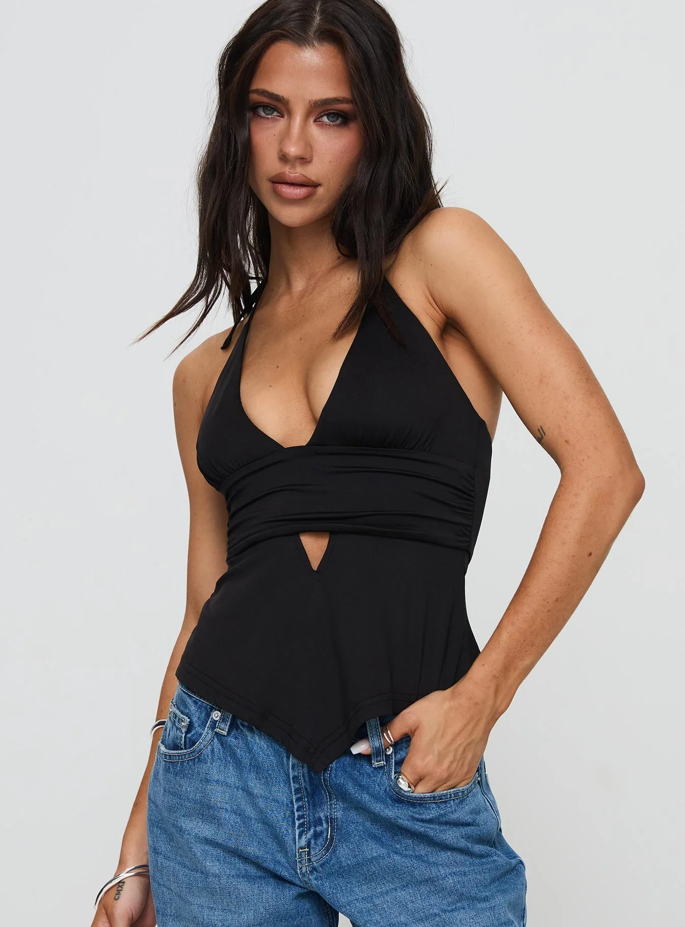 Averee Halter Top Black - Image 2