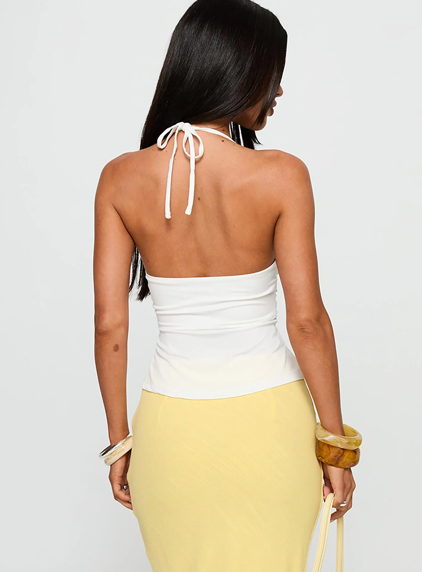 Averee Halter Top White - Image 5