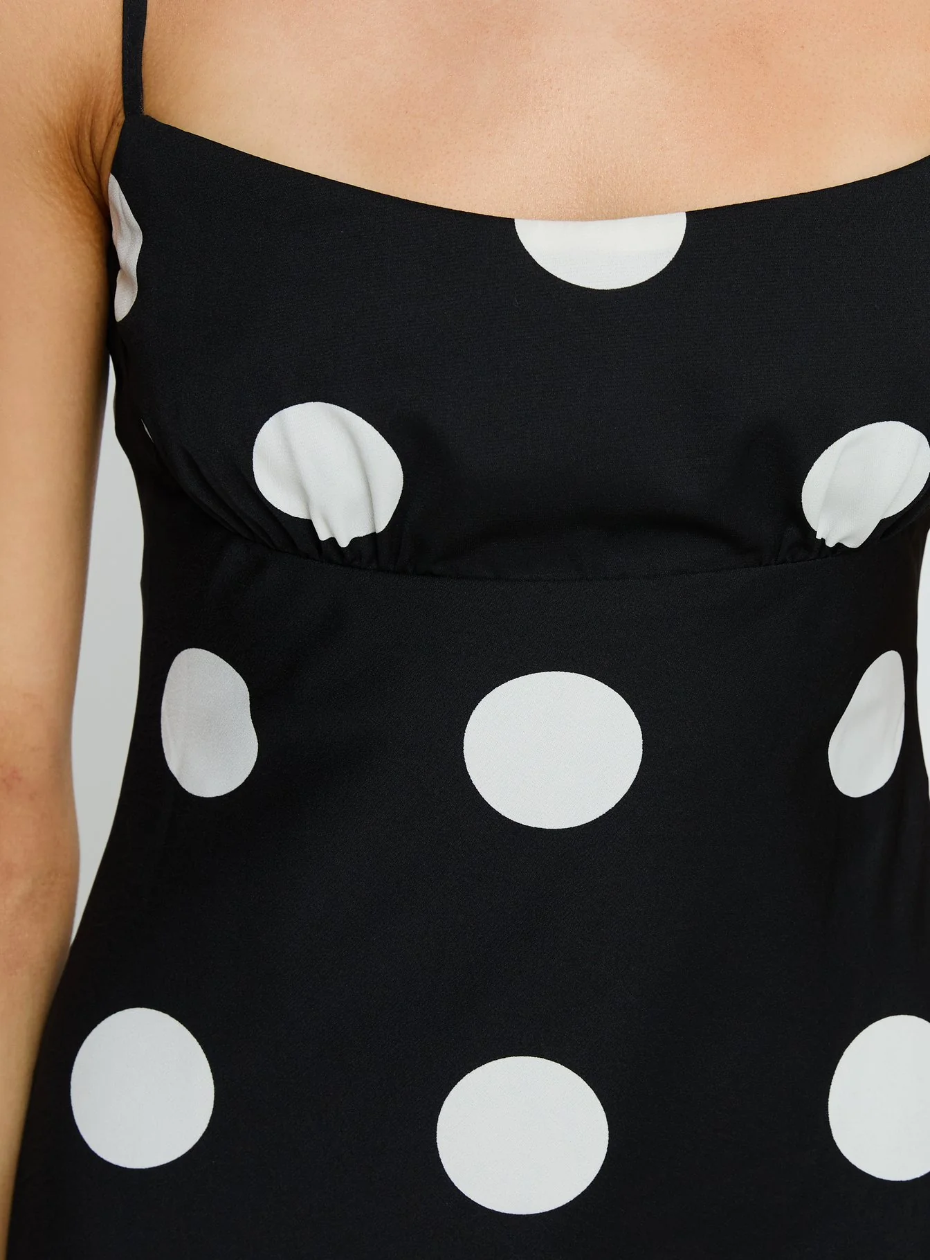 Avienna Maxi Dress Black Polka Dot - Image 5