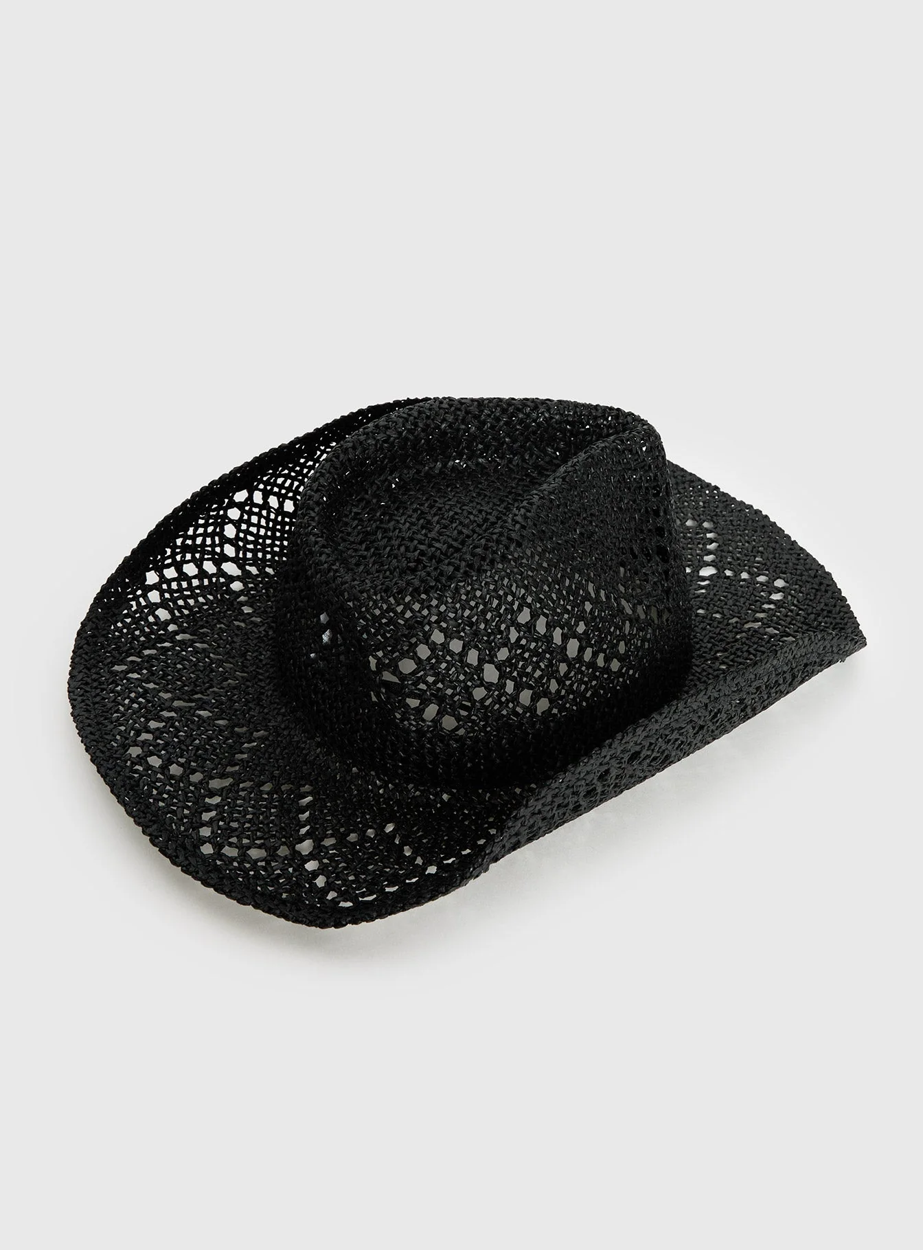 Avyanna Straw Cowboy Hat Black - Image 3