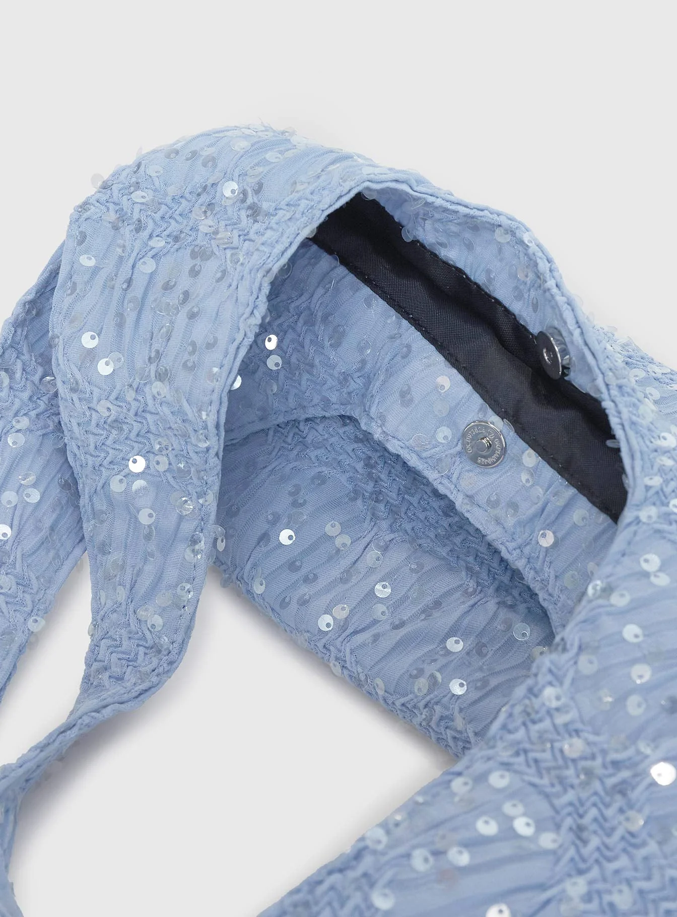 Baby Honey Sequin Shoulder Bag Blue - Image 3