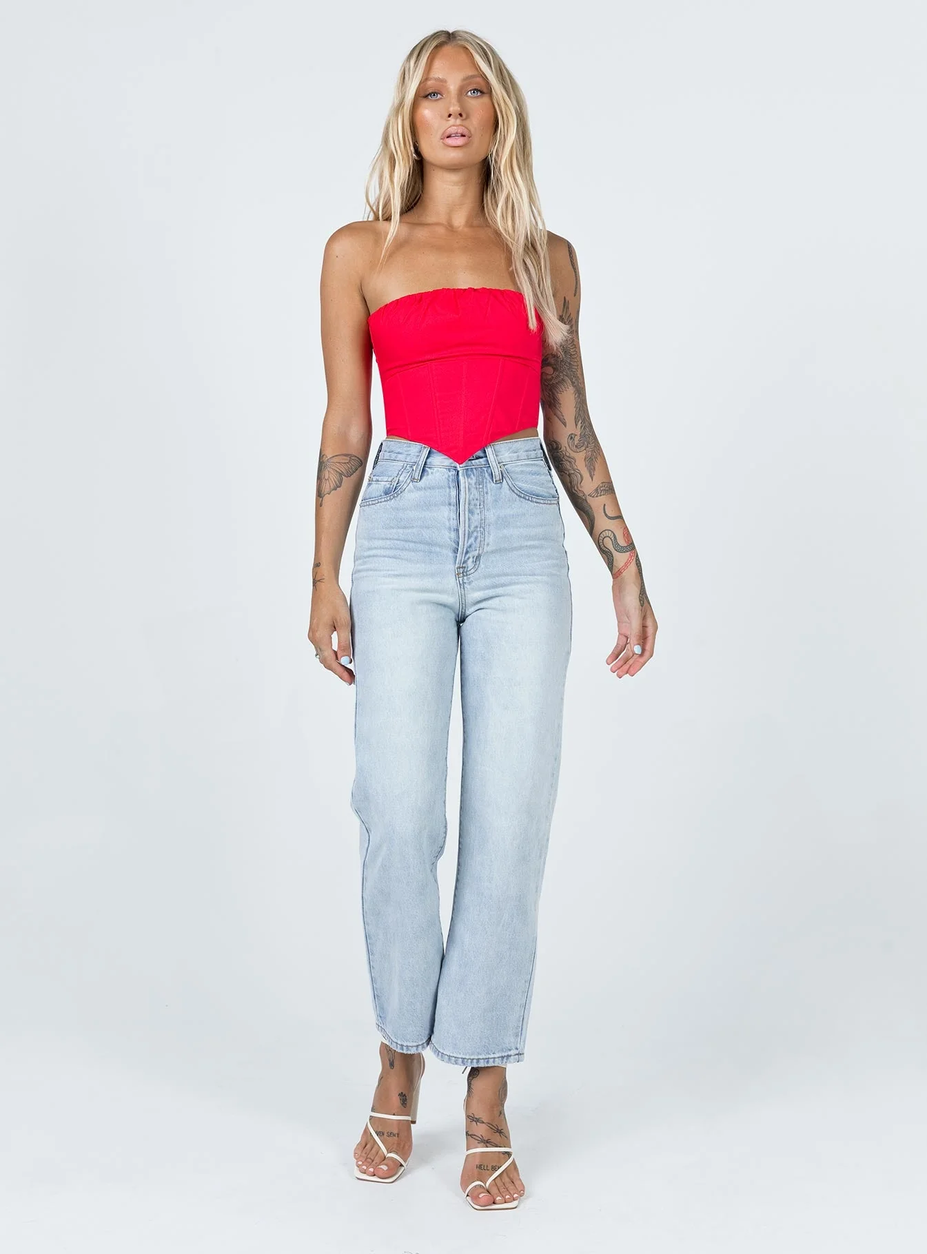 Bad Gal Bustier Red - Image 6