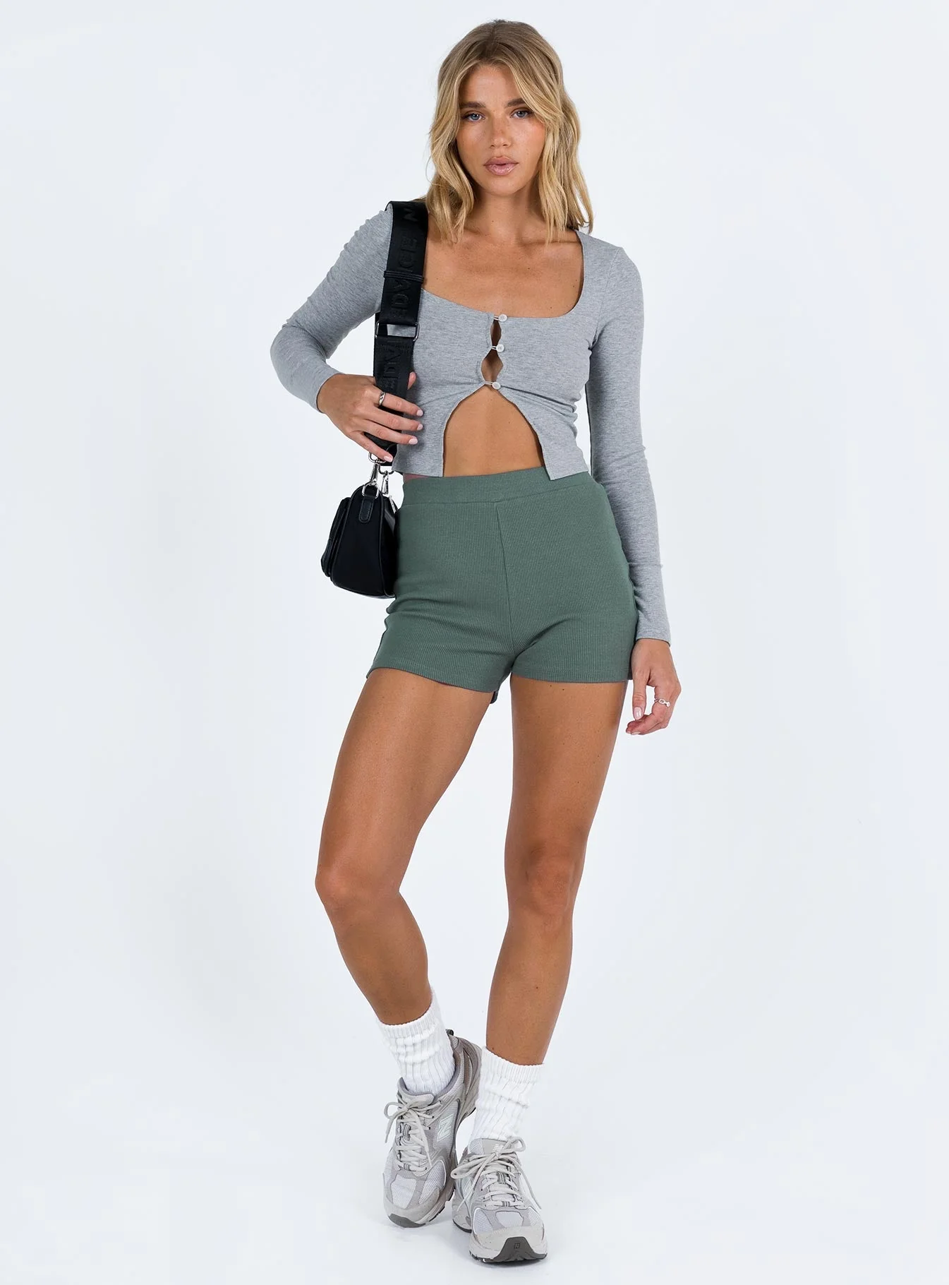 Bailey Bike Shorts Olive Green - Image 3