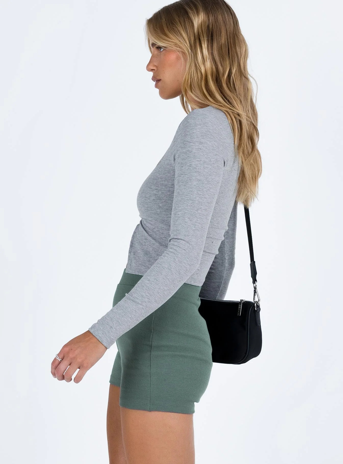 Bailey Bike Shorts Olive Green - Image 4