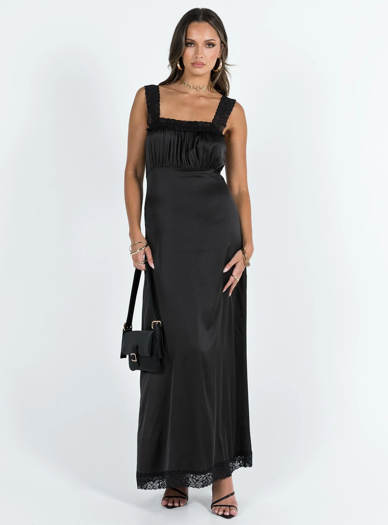 Ballerina Vintage Maxi Dress Onyx - Image 2