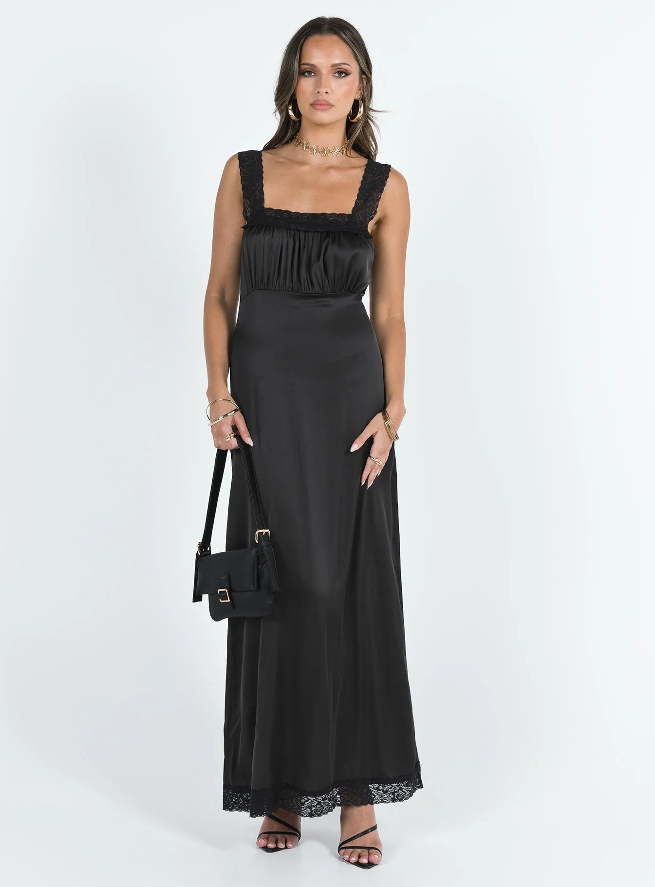 Ballerina Vintage Maxi Dress Onyx - Image 3