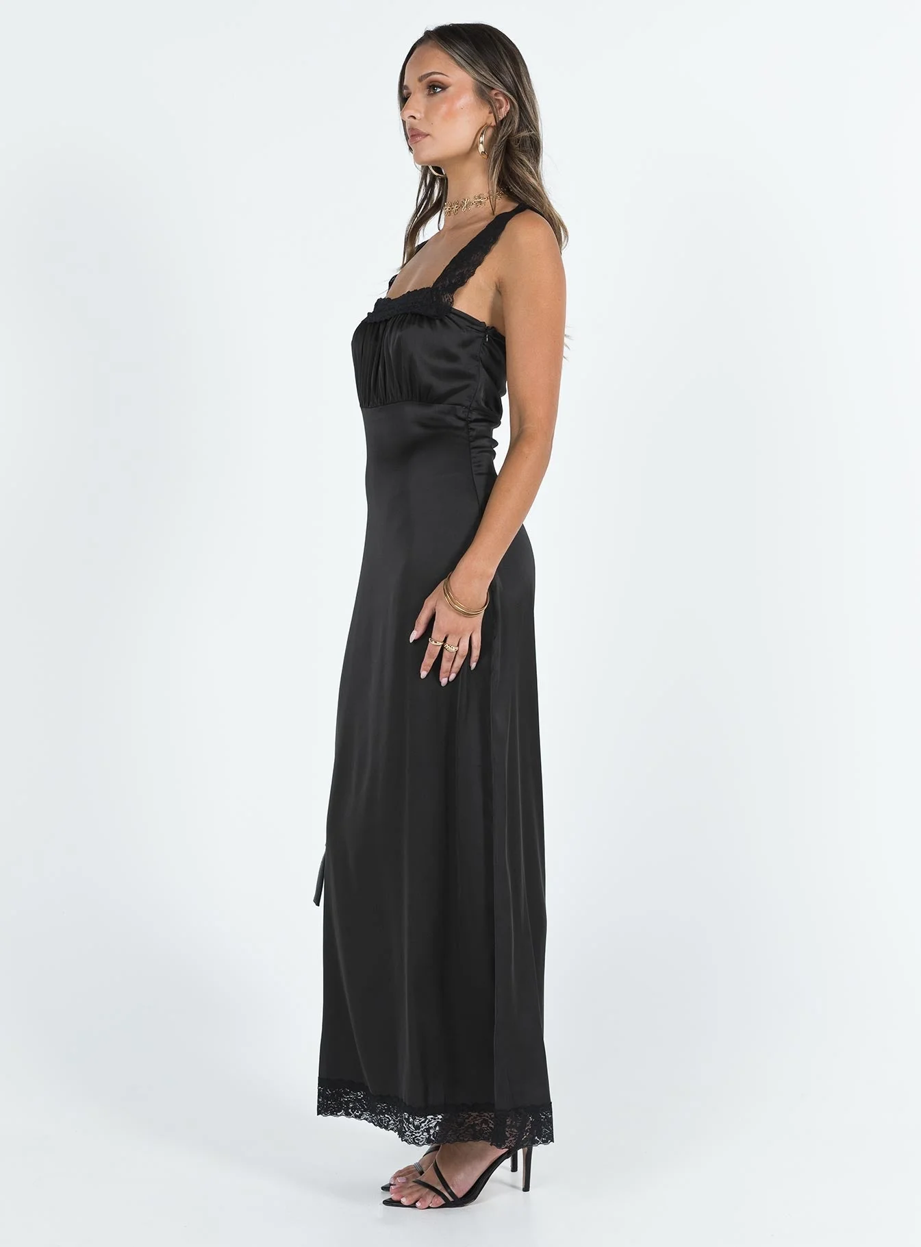 Ballerina Vintage Maxi Dress Onyx - Image 4