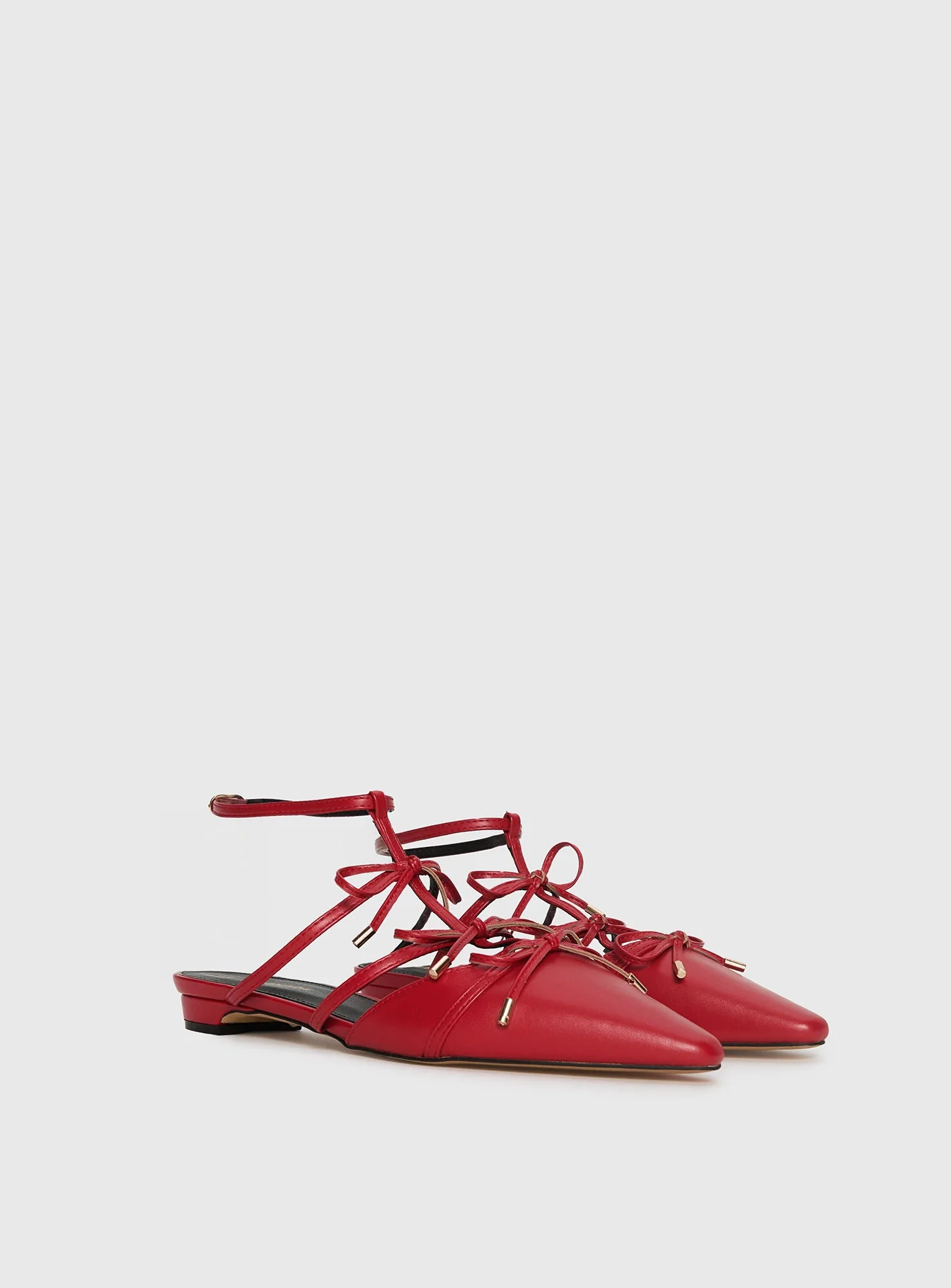 Ballet Club Flats Red - Image 2