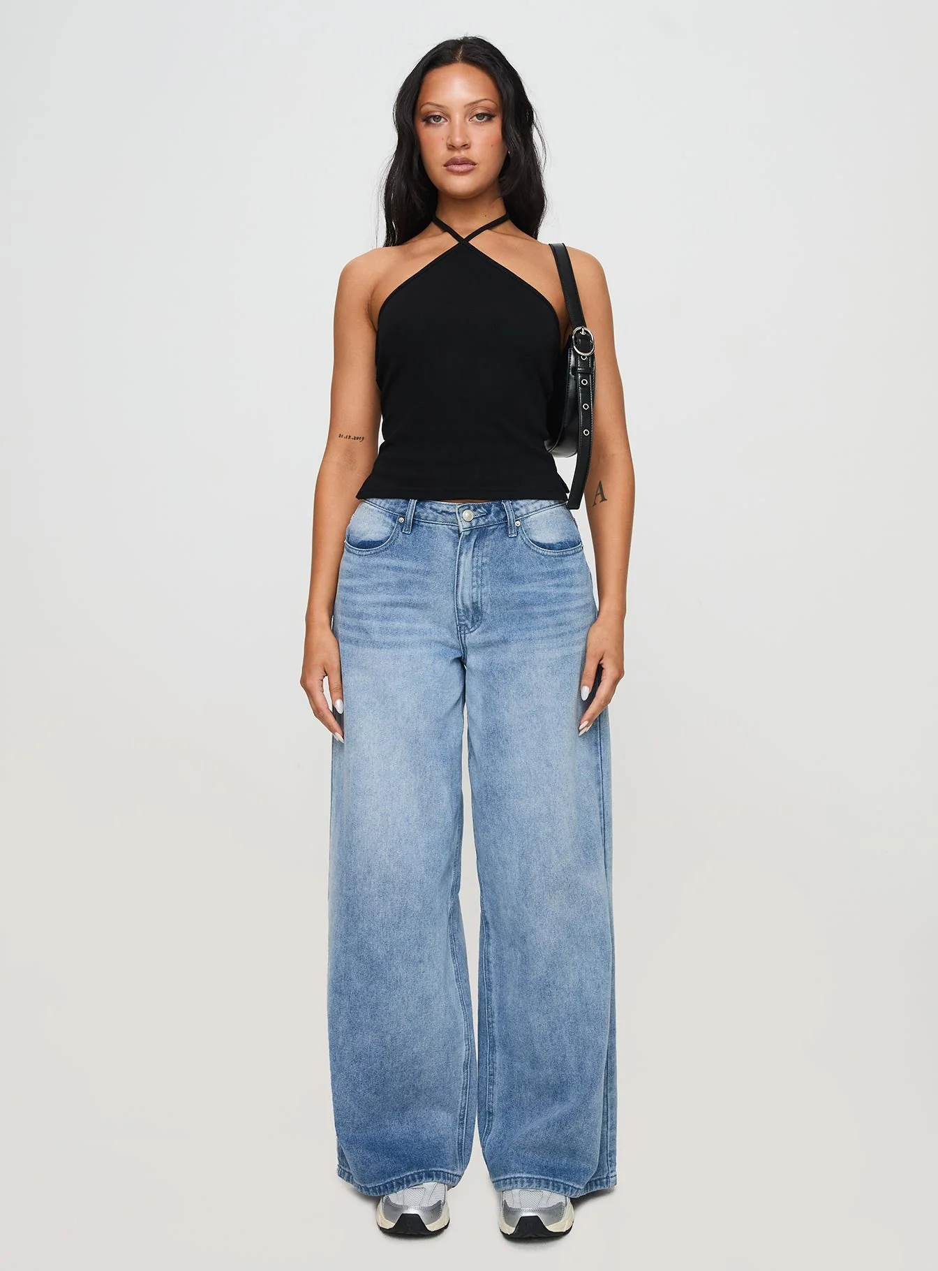 Baseline Halter Rib Top Black - Image 7