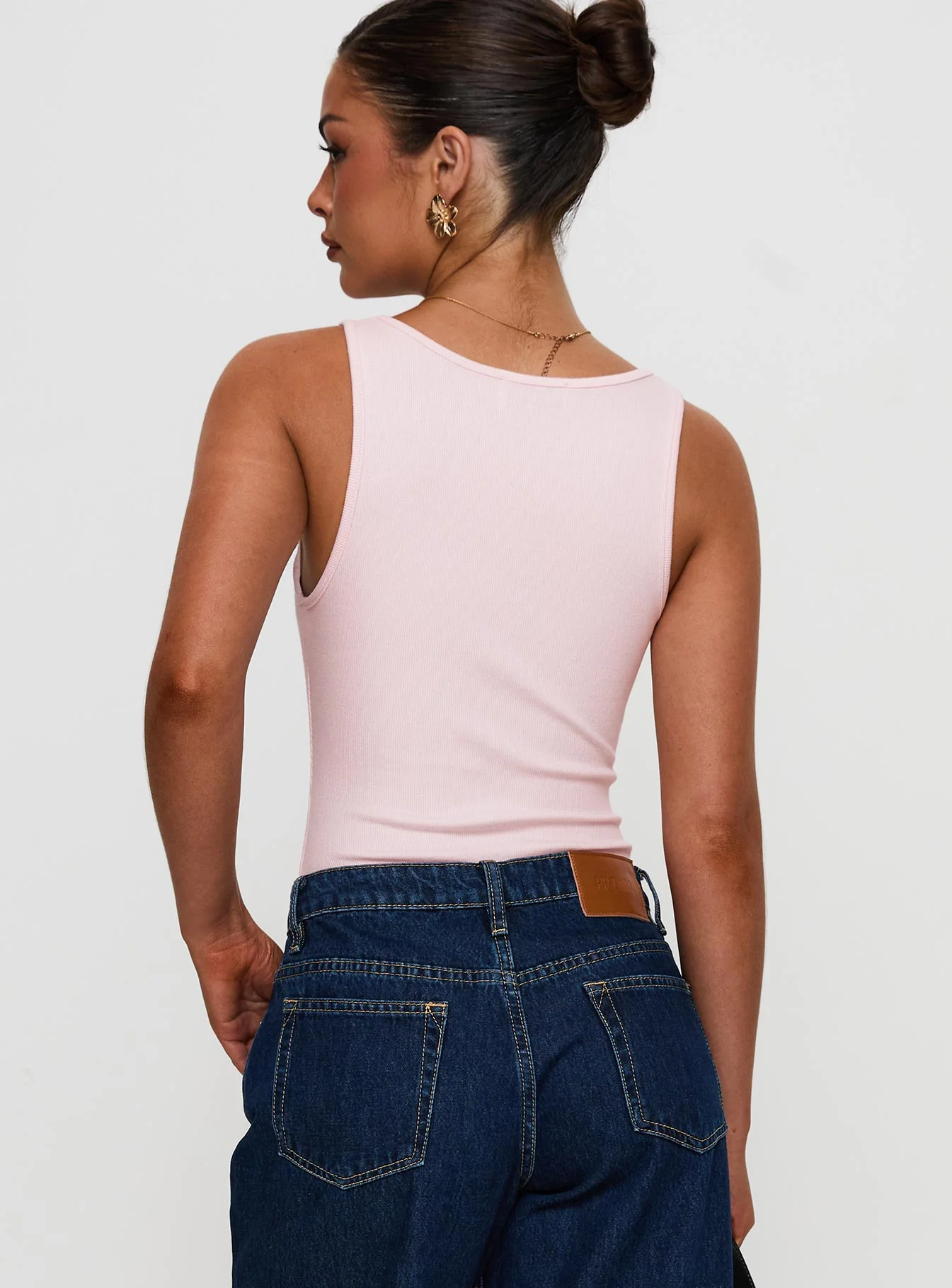 Baseline Rib Bodysuit Pink - Image 5