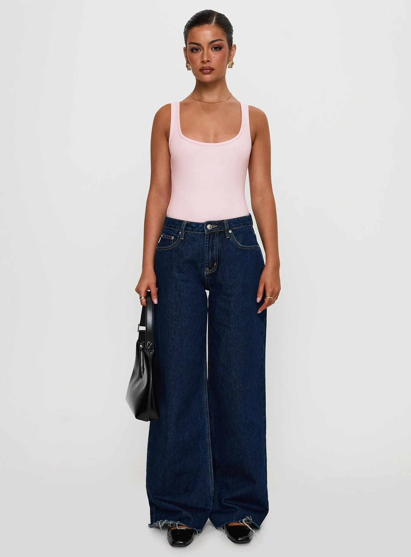 Baseline Rib Bodysuit Pink - Image 8
