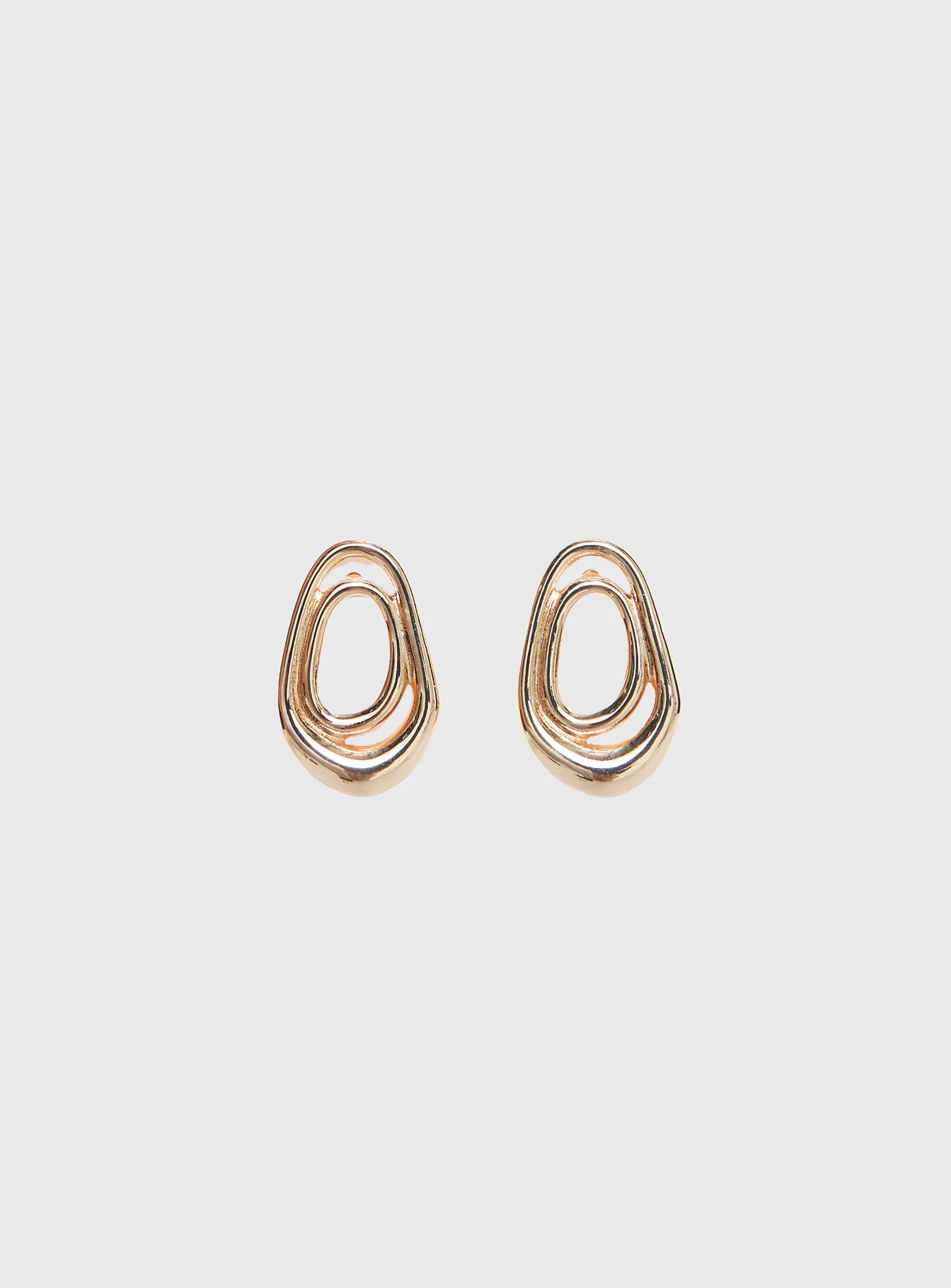 Be Alright Earrings Gold - Image 2