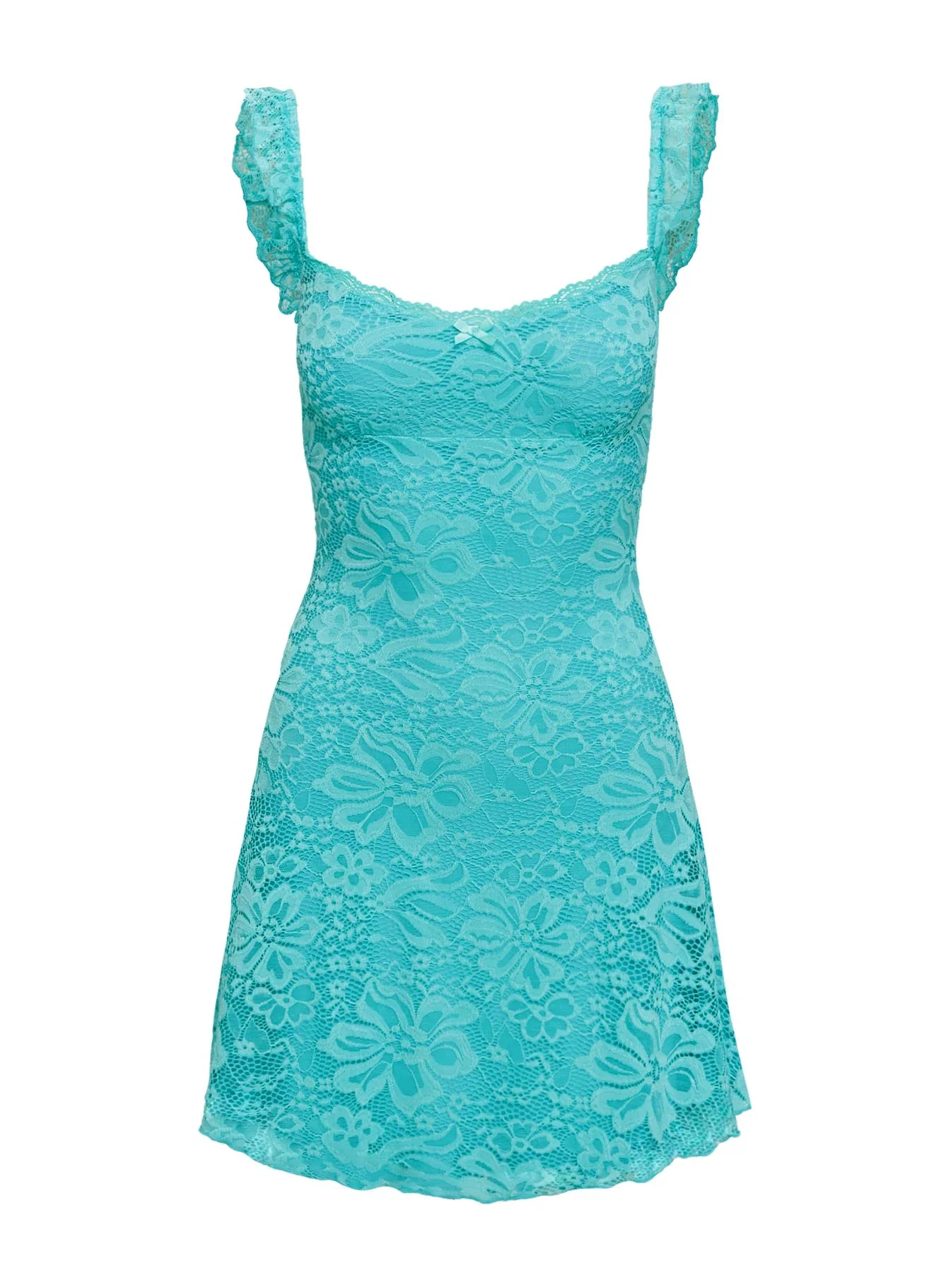 Beacall Mini Dress Aqua - Image 5