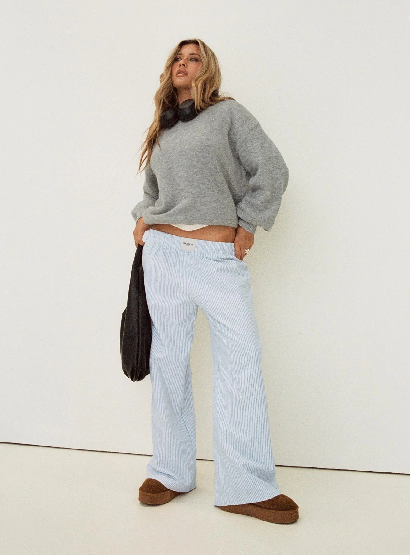 Beach House Pants Blue Stripe - Image 7