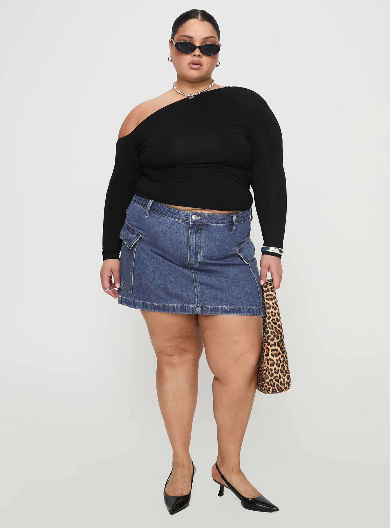 Beller Long Sleeve Top Black Curve - Image 2
