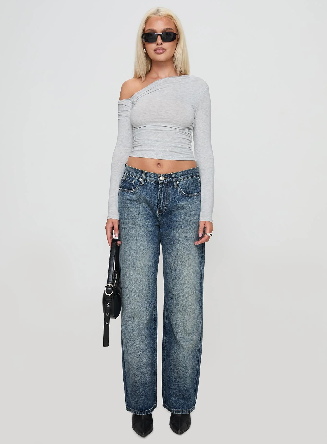 Beller Long Sleeve Top Grey - Image 7