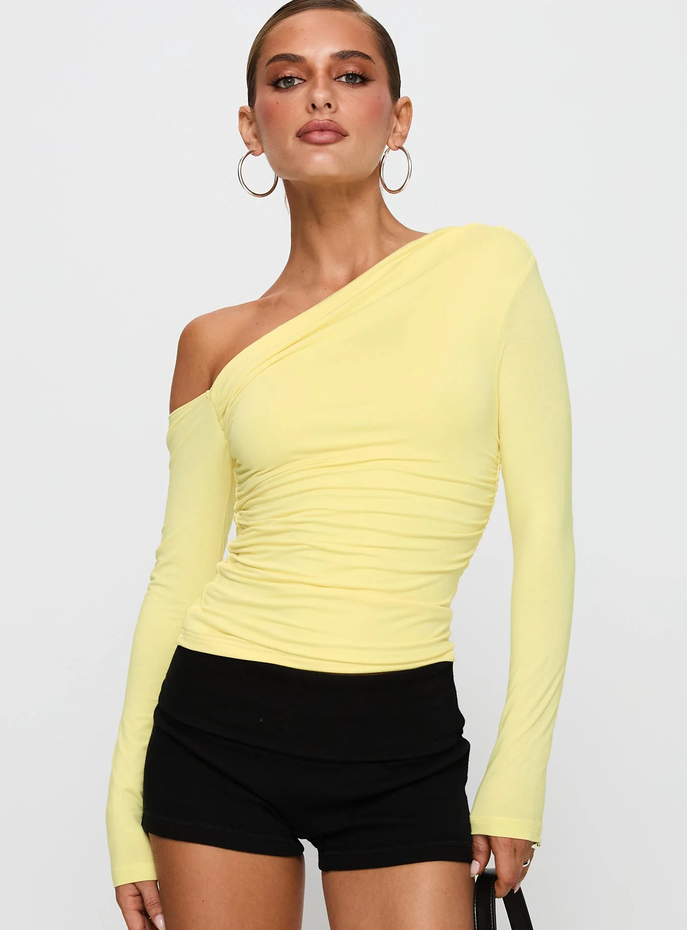Beller Long Sleeve Top Lemon - Image 2