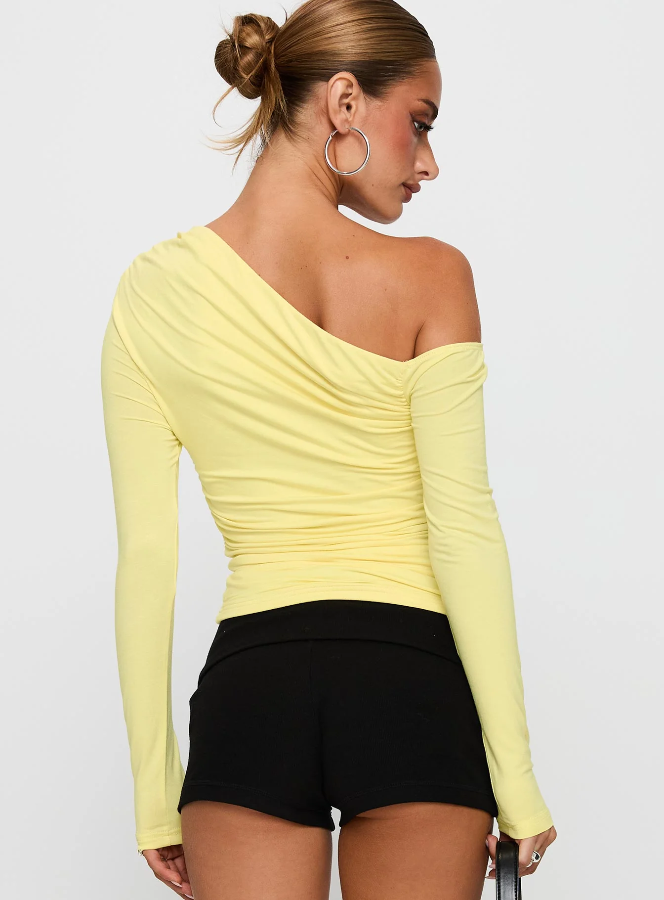 Beller Long Sleeve Top Lemon - Image 5
