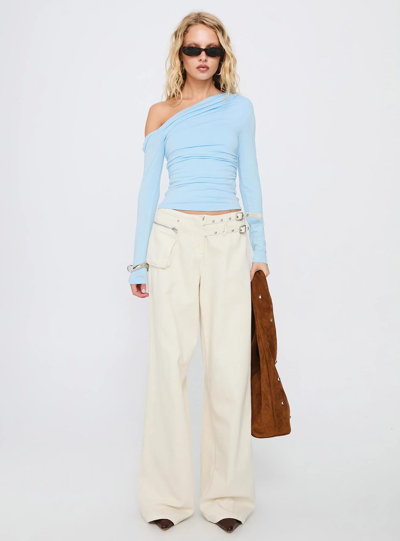 Beller Long Sleeve Top Light Blue - Image 6