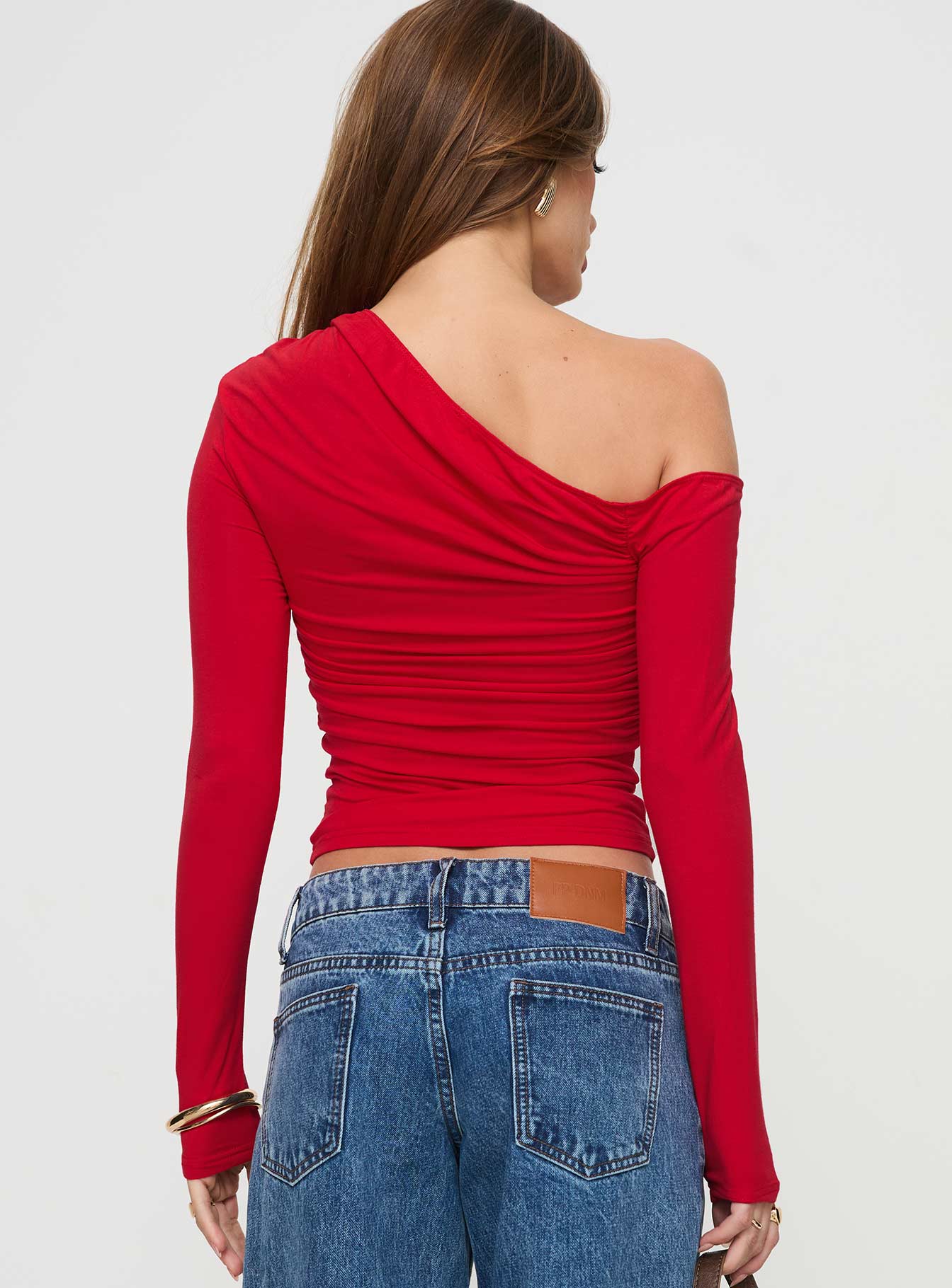 Beller Long Sleeve Top Red - Image 5