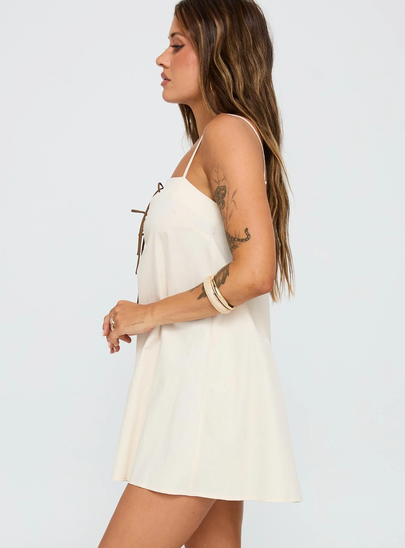 Belong Together Mini Dress Cream - Image 4