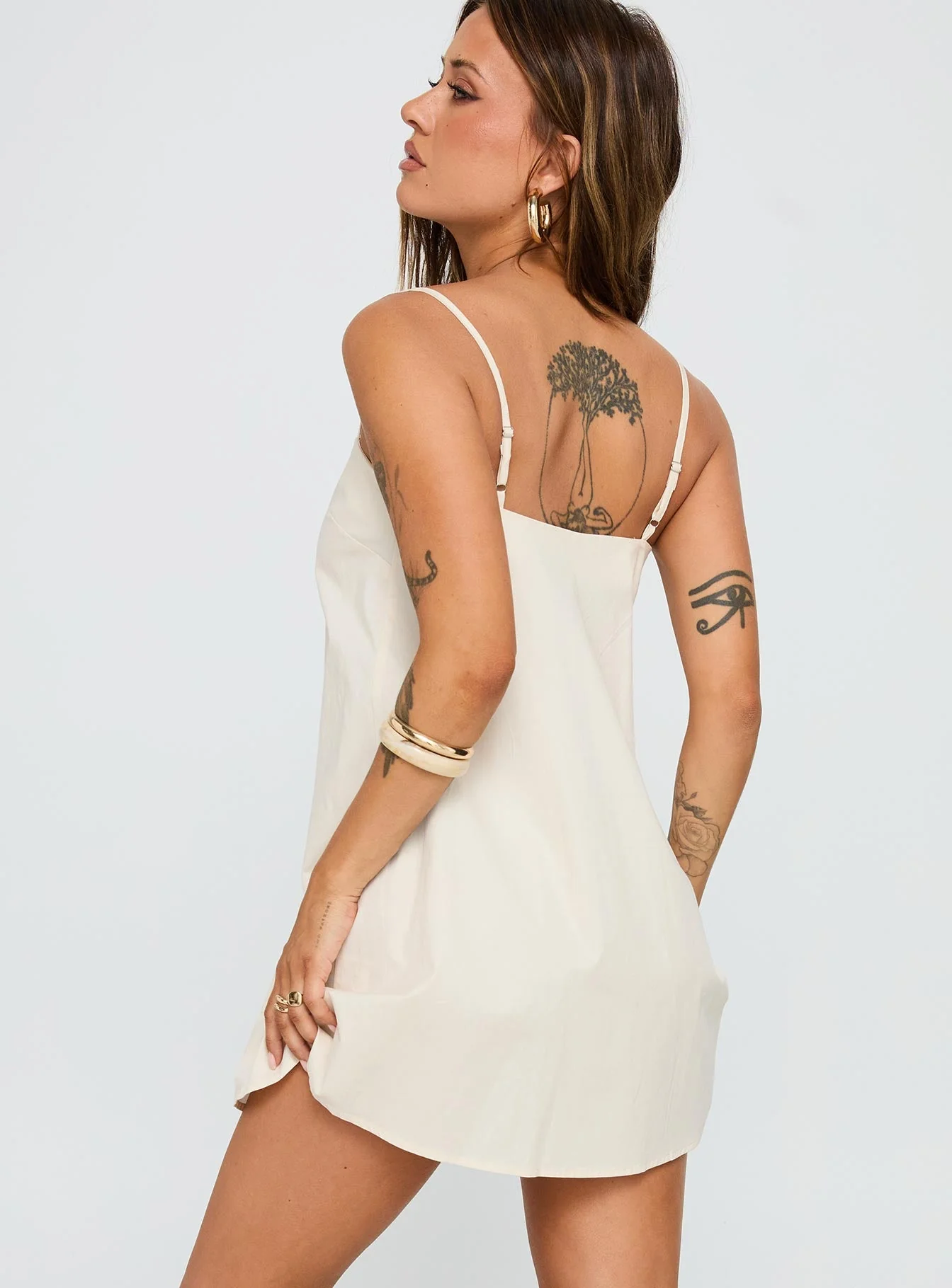 Belong Together Mini Dress Cream - Image 5
