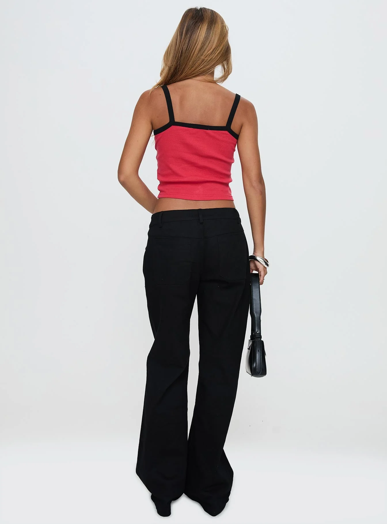Benicale Low Rise Cargo Pants Black - Image 5