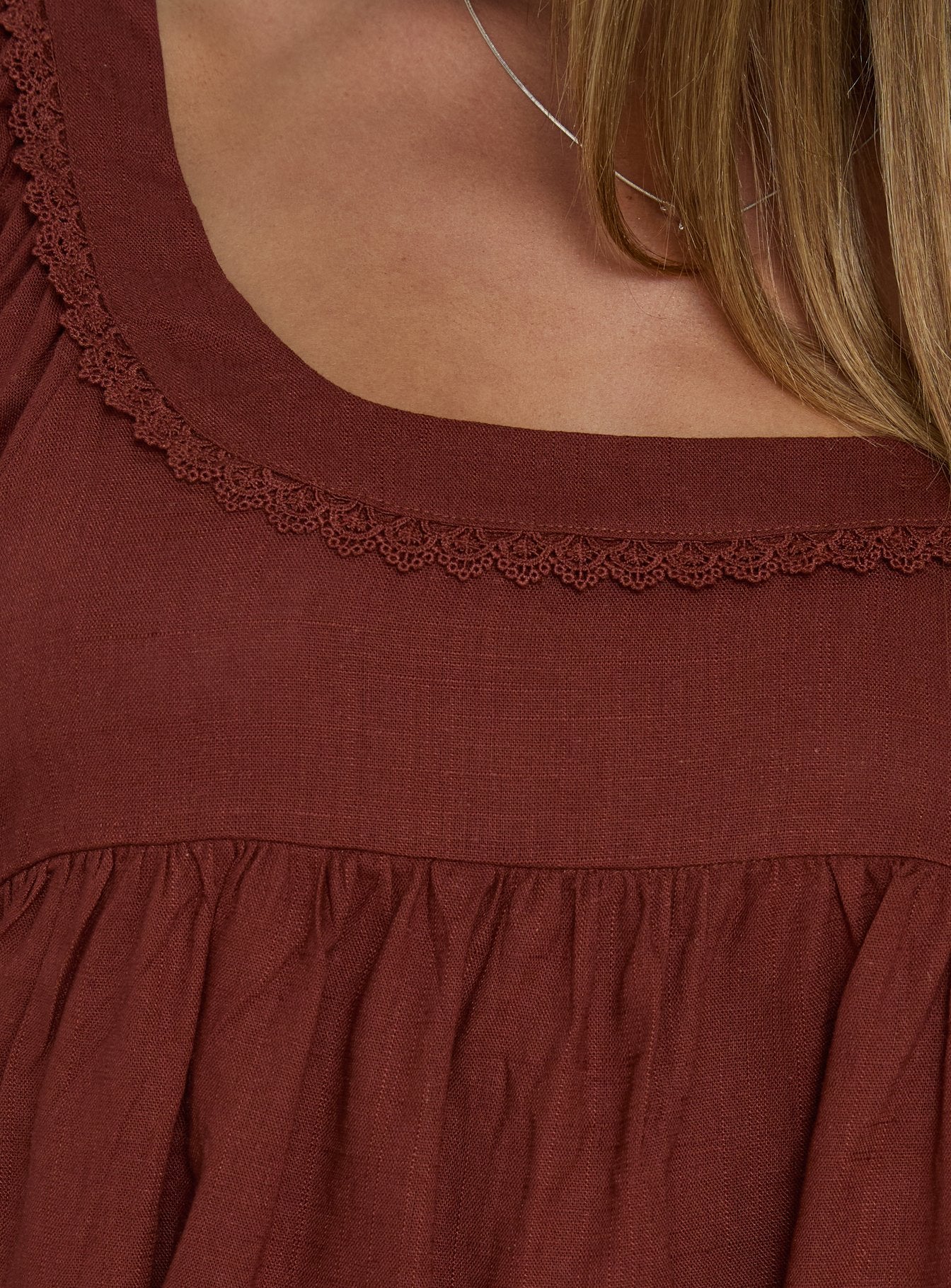 Benjie Long Sleeve Top Chocolate - Image 5
