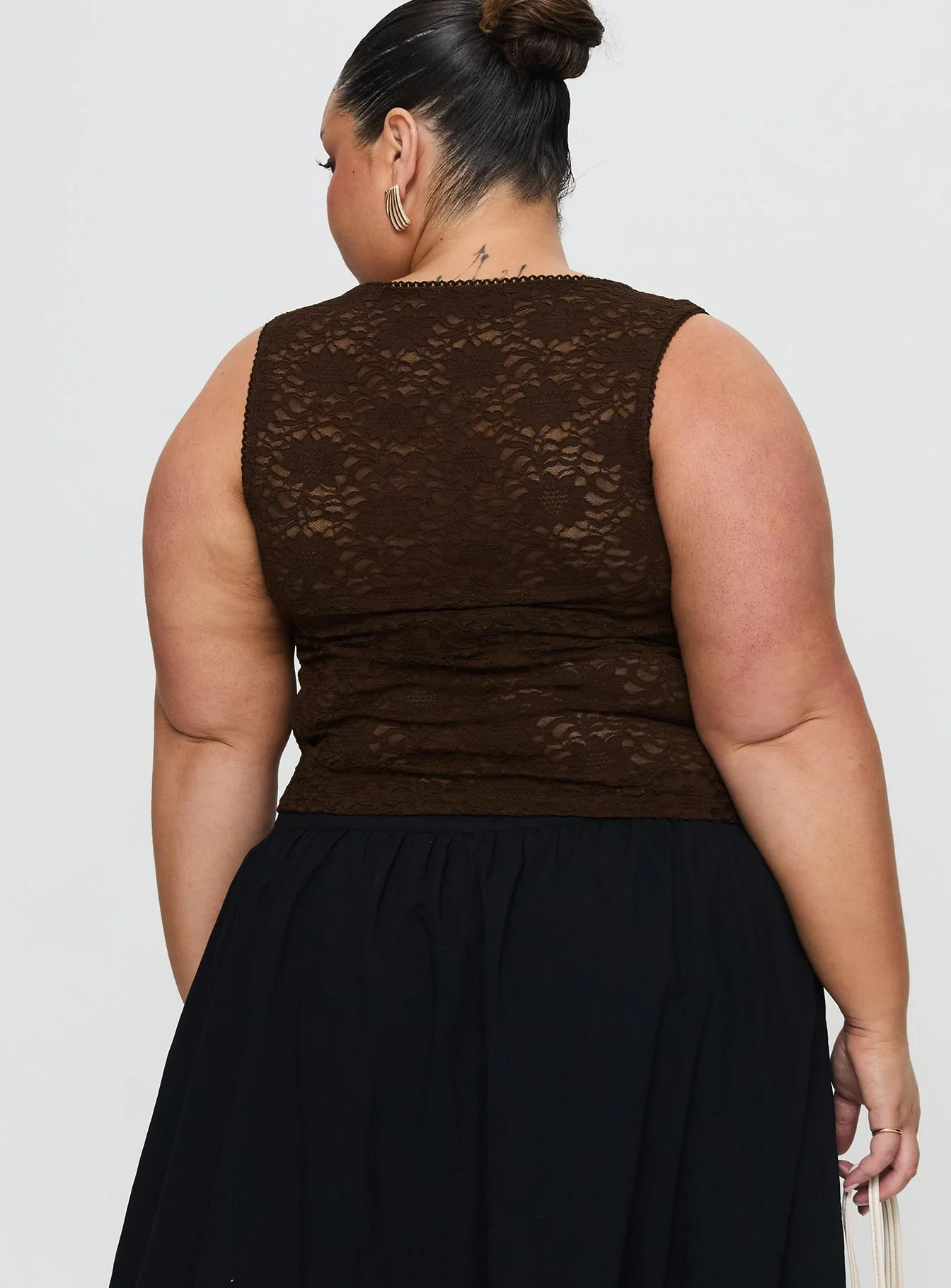 Bennington Lace Top Brown - Image 10
