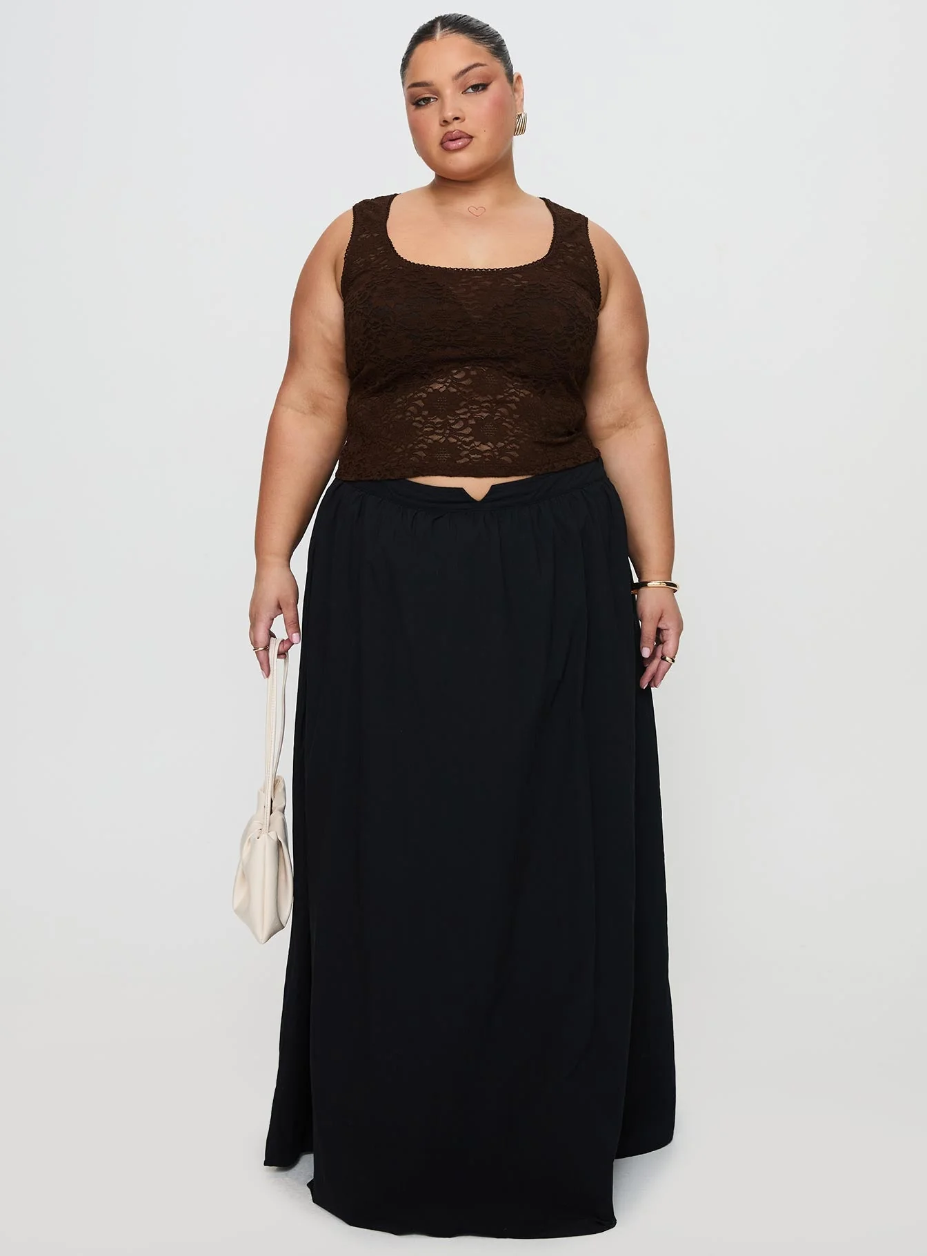 Bennington Lace Top Brown - Image 9