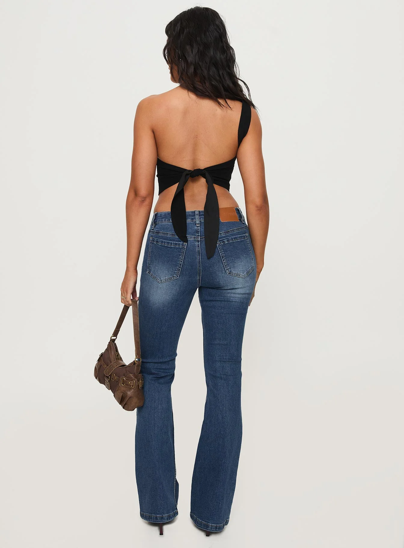 Bethany Low Rise Bootleg Jeans Mid Wash - Image 5