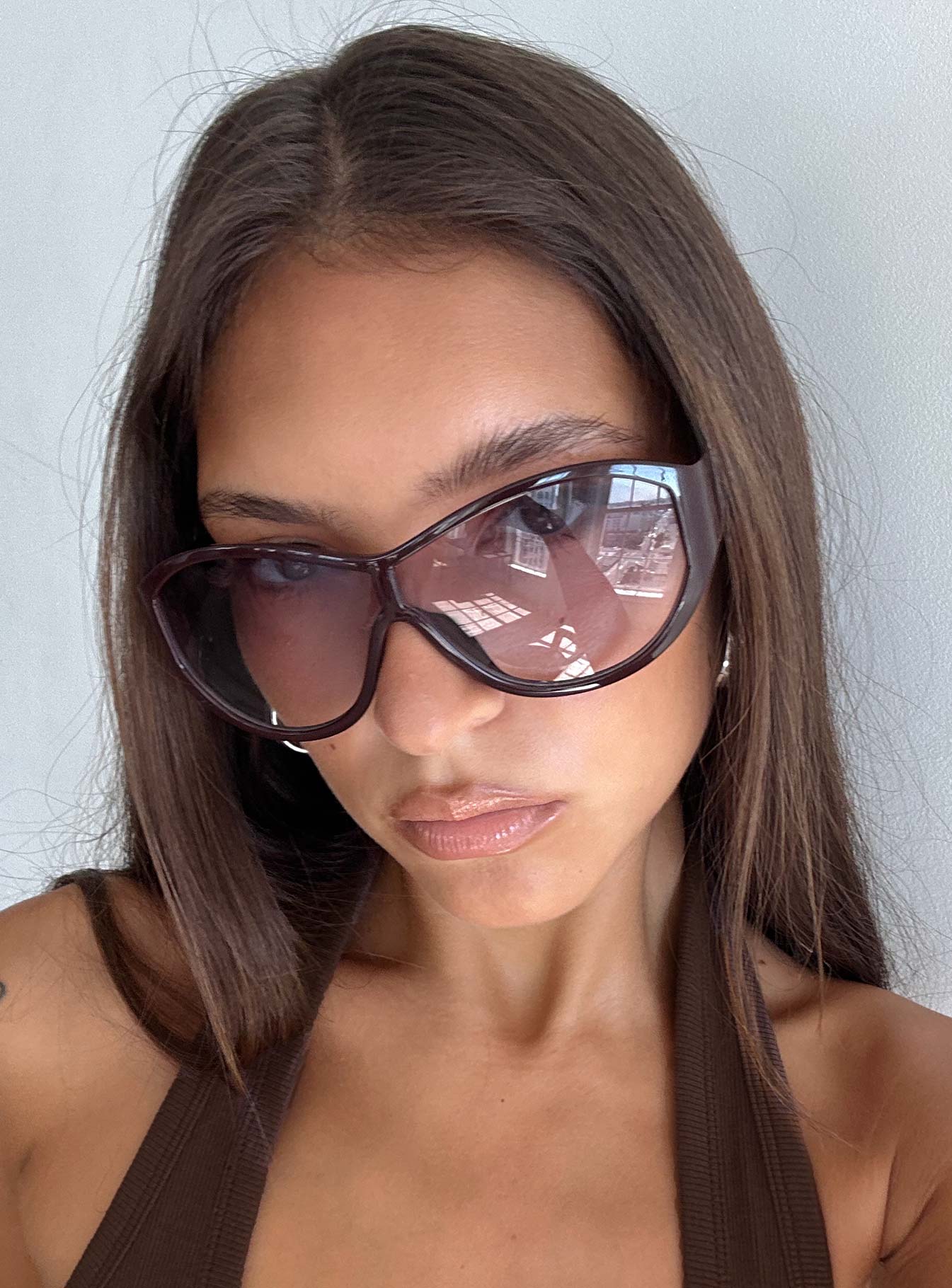 Better Now Sunglasses Maroon - Image 4