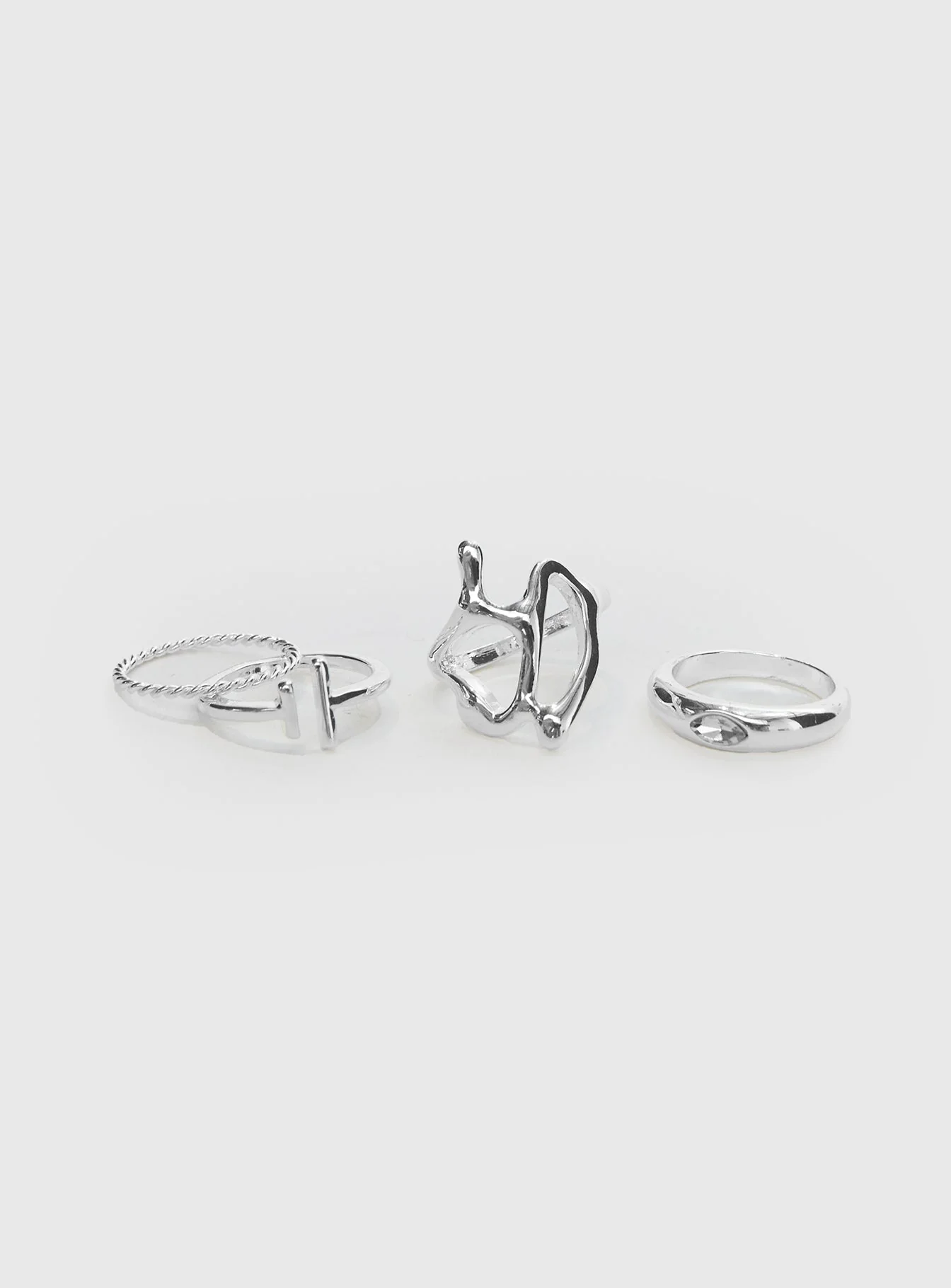 Better Together Ring Set Silver - Image 2