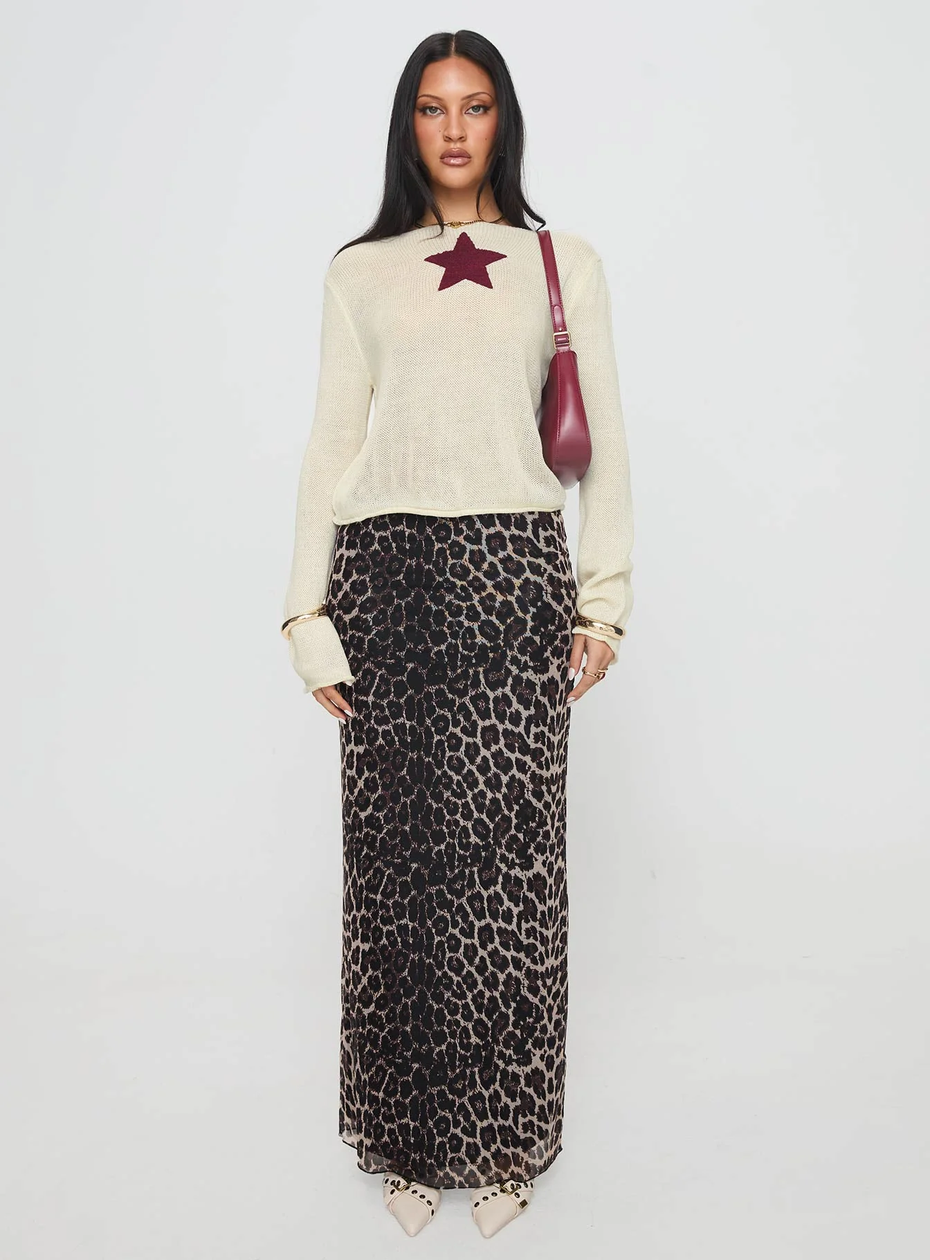Big Star Knit Sweater Cream - Image 7