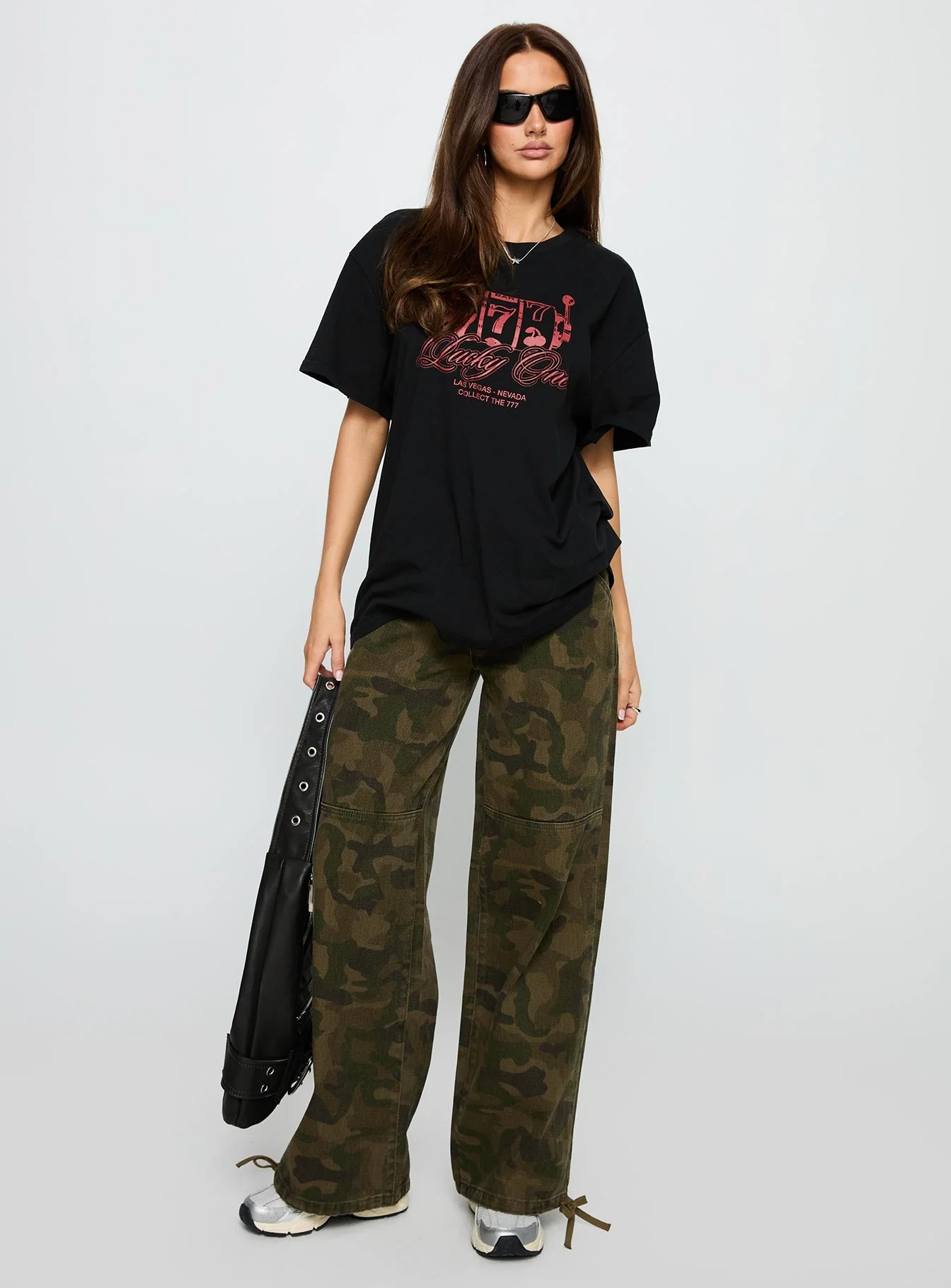 Big Winner Oversized Graphic Tee Black - Image 3