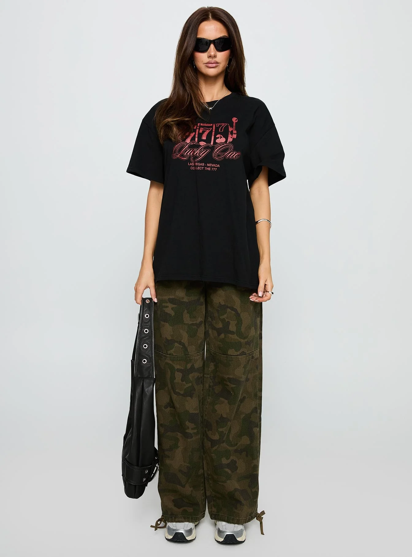 Big Winner Oversized Graphic Tee Black - Image 7