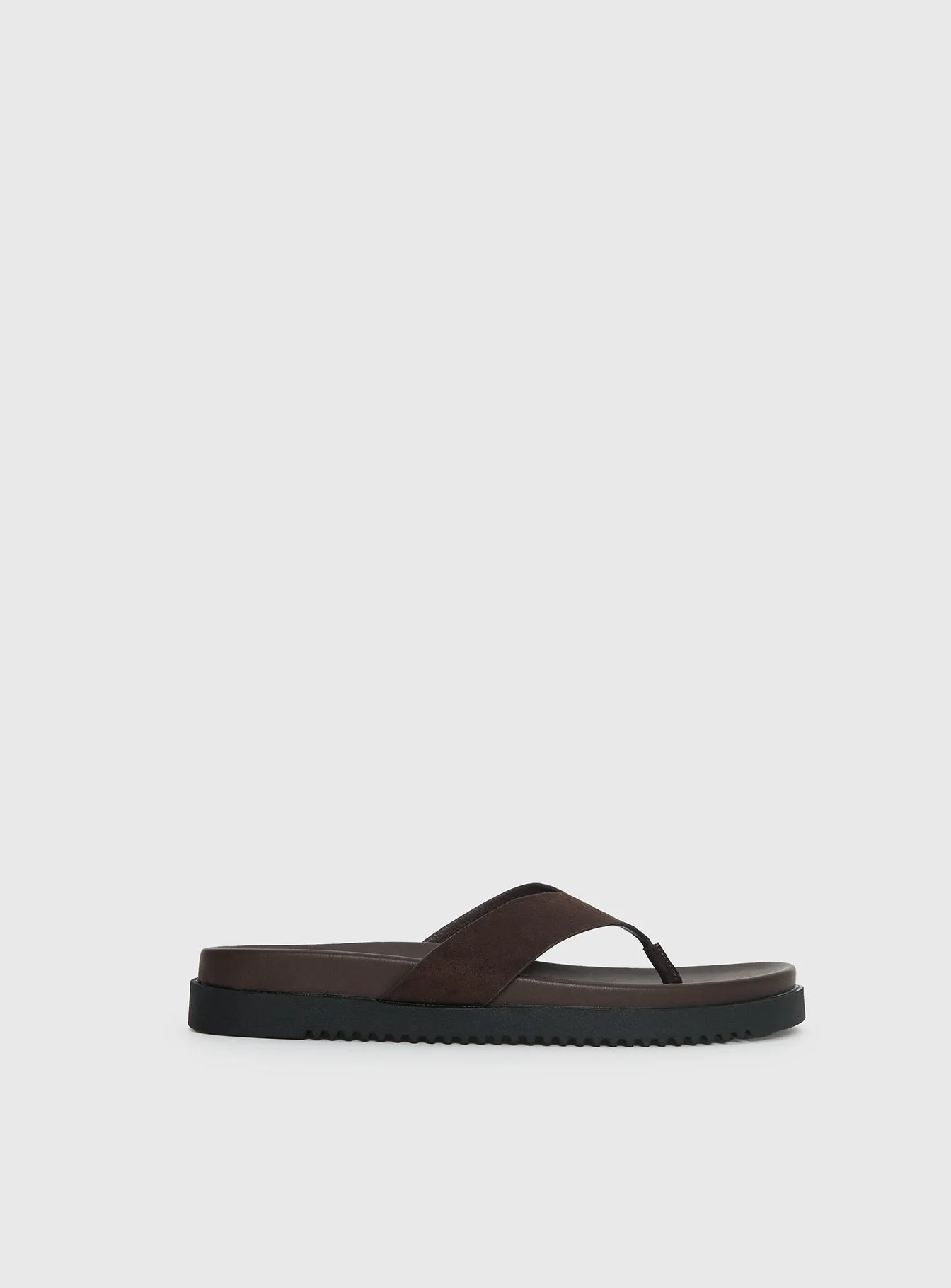 Billini Aila Sandals Dark Cacao Faux Suede