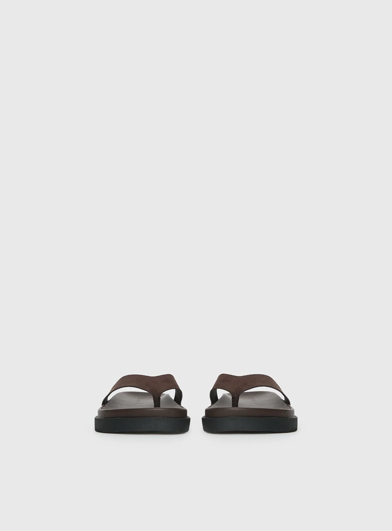 Billini Aila Sandals Dark Cacao Faux Suede - Image 3